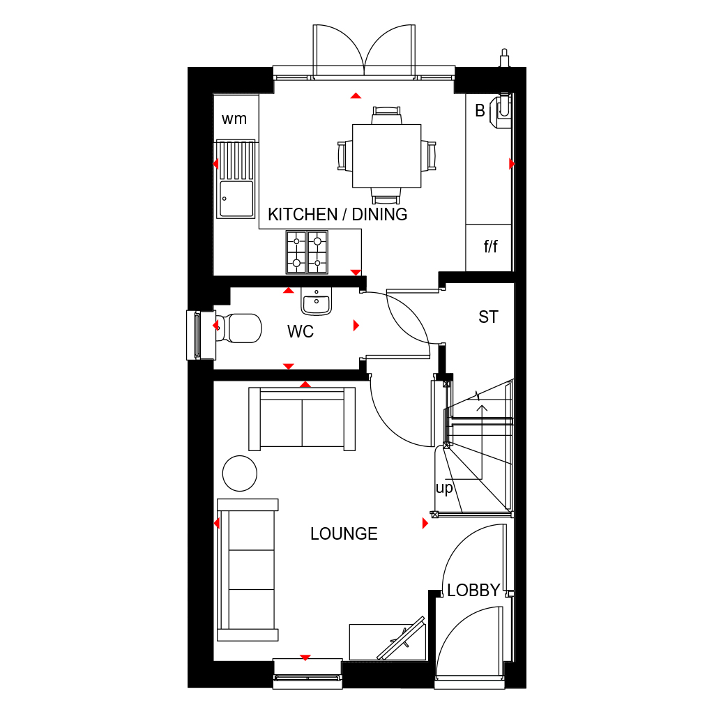 "Kenley" at Coat Road, Martock TA12, 2 bedroom terraced house for sale