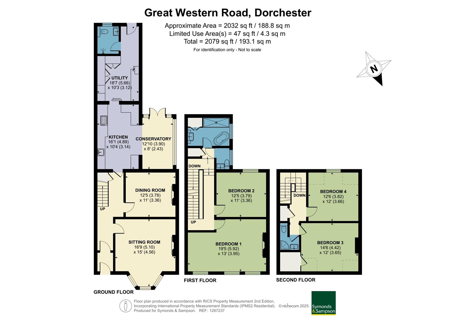 2, Great Western Road, Dorchester floorplan