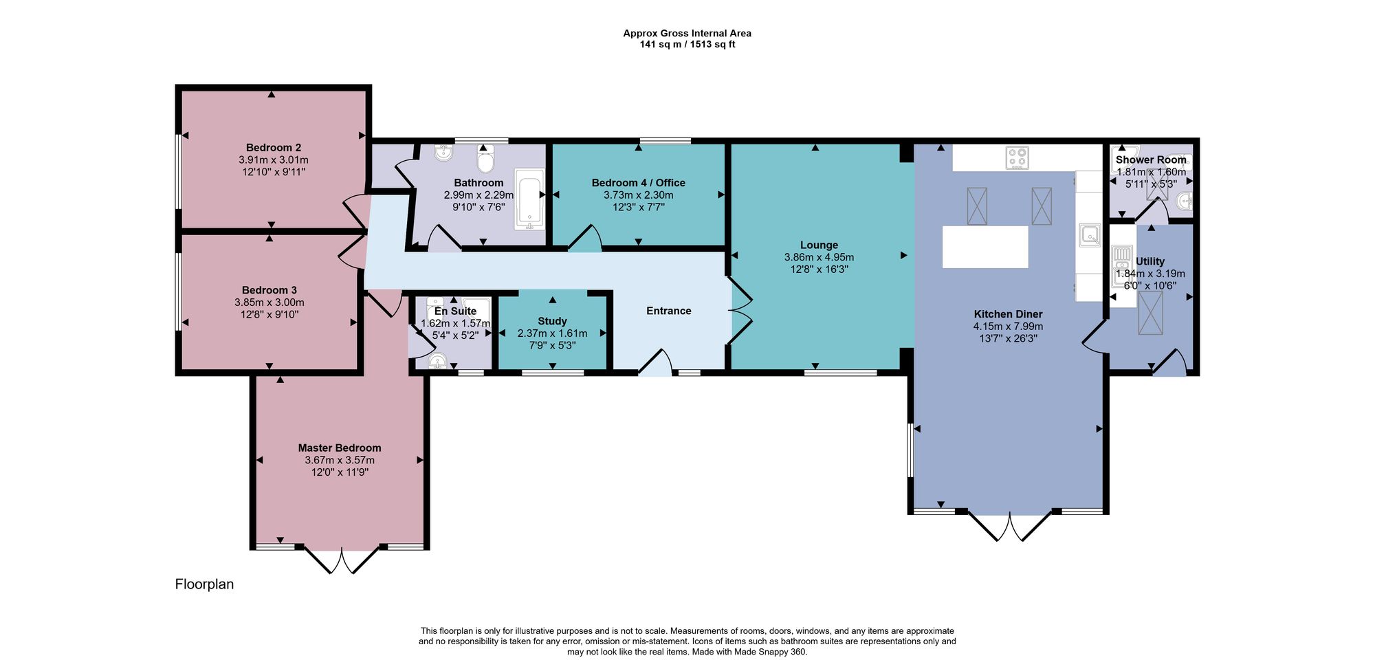 The Sedges Goosegate Lane, Grantham floorplan