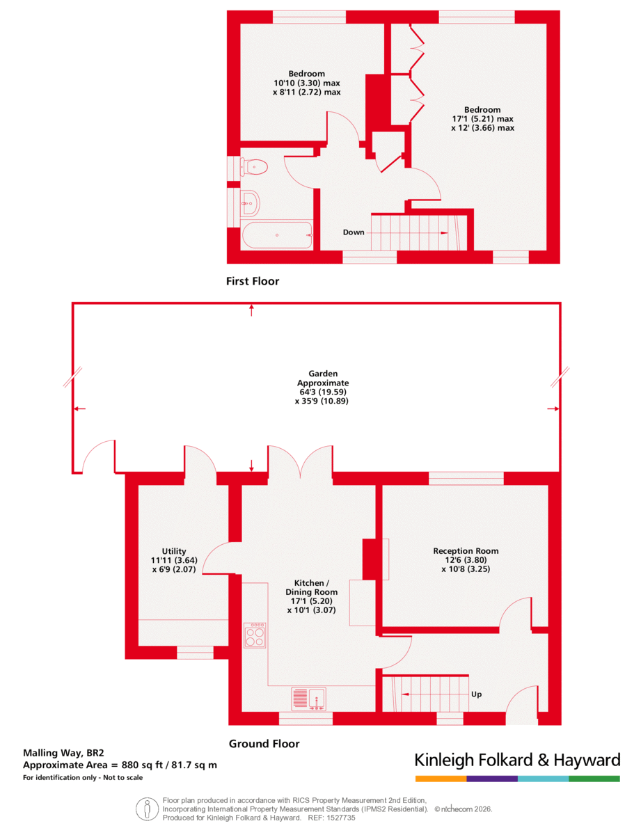 20, Malling Way, Bromley floorplan