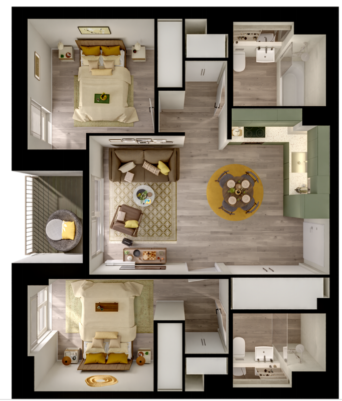 510, Colne House, Momento Staines, Mill Mead, Staines-upon-Thames floorplan