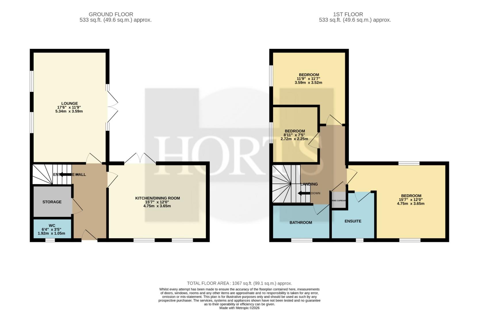 8, Downy Drive, Northampton floorplan
