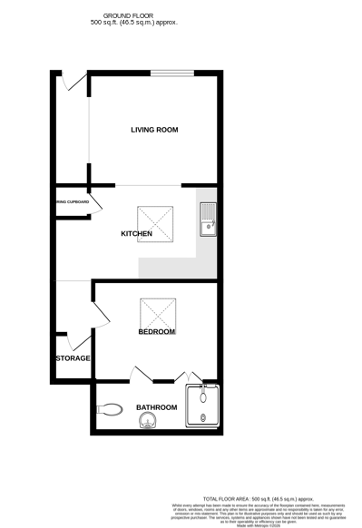 296C, Mill Road, Cambridge floorplan
