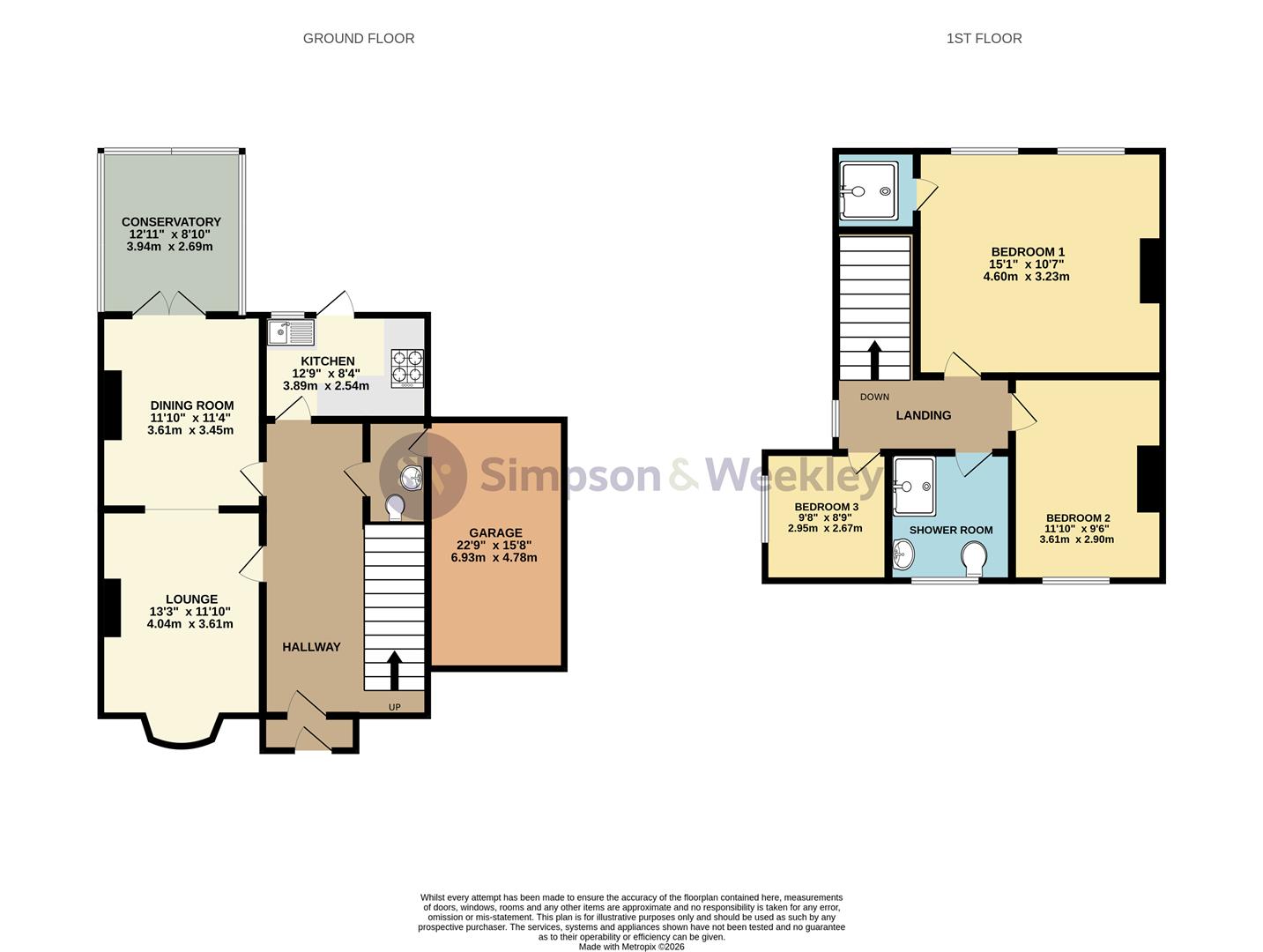 29, Brickhill Road, Wellingborough floorplan