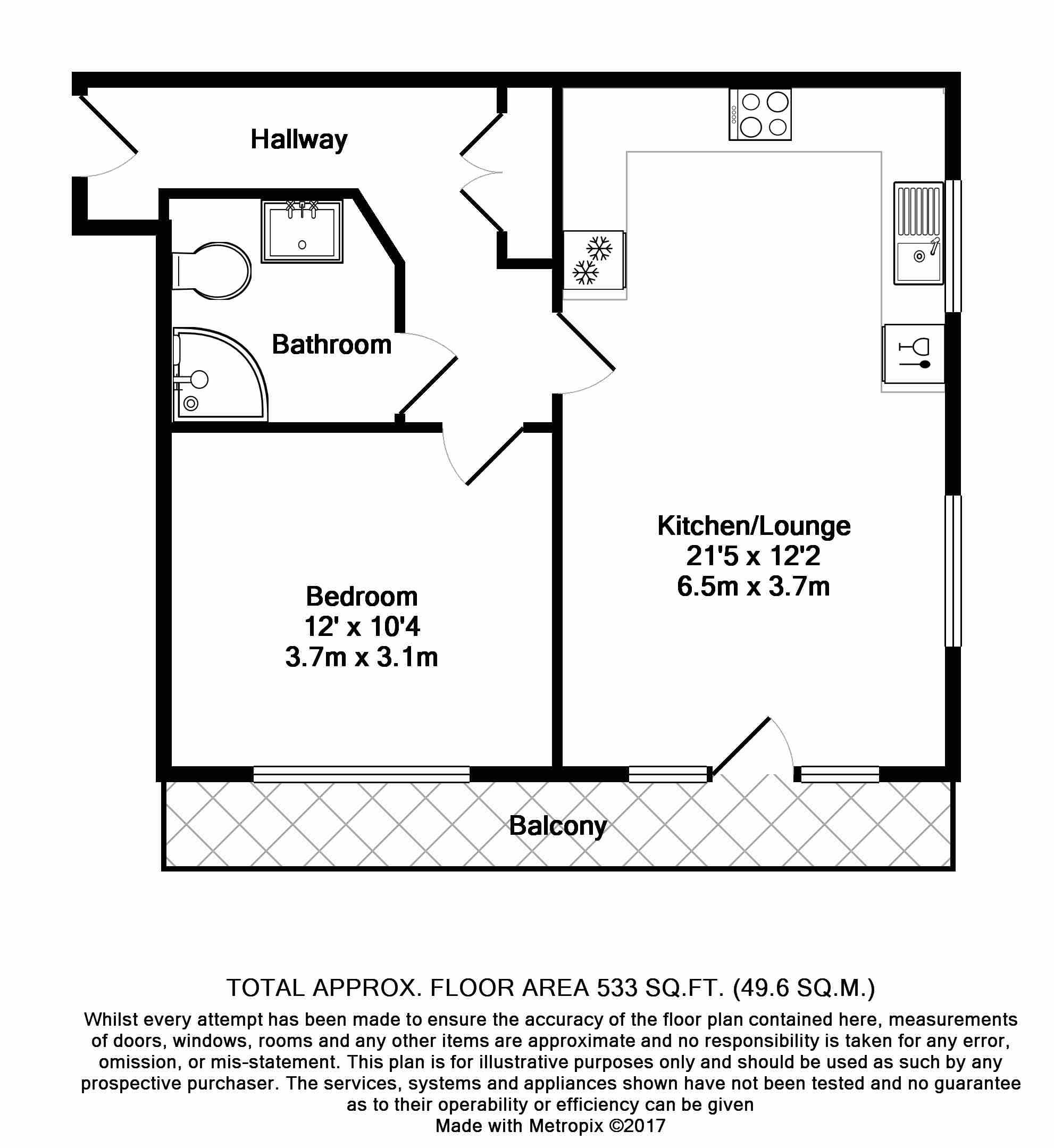 1 Bedrooms Flat to rent in Carmine Court, Rayners Lane, Middlesex HA2