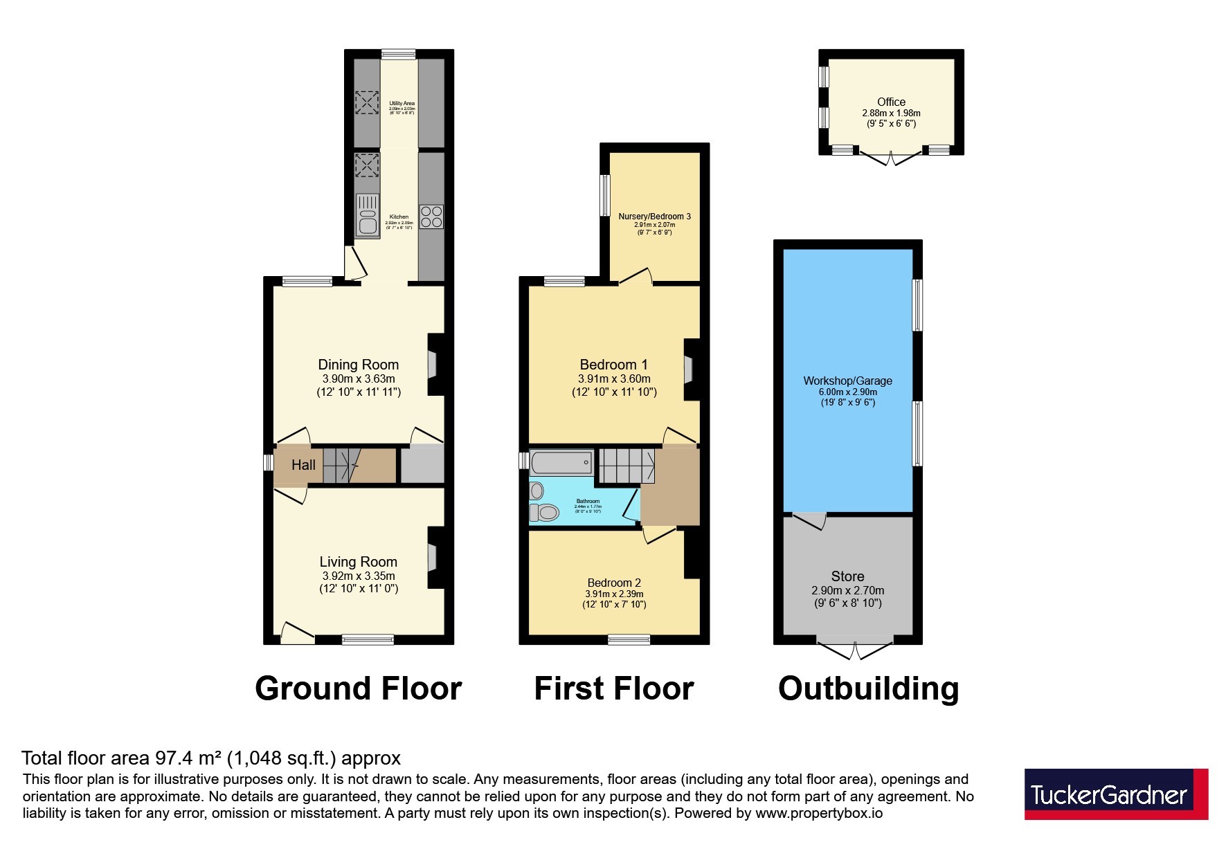 Water Lane, Cambridge floorplan