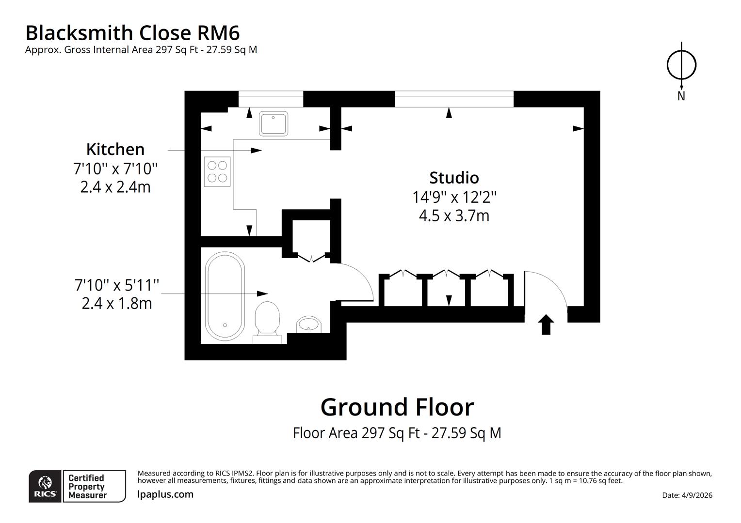 47, Blacksmiths Close, Romford floorplan