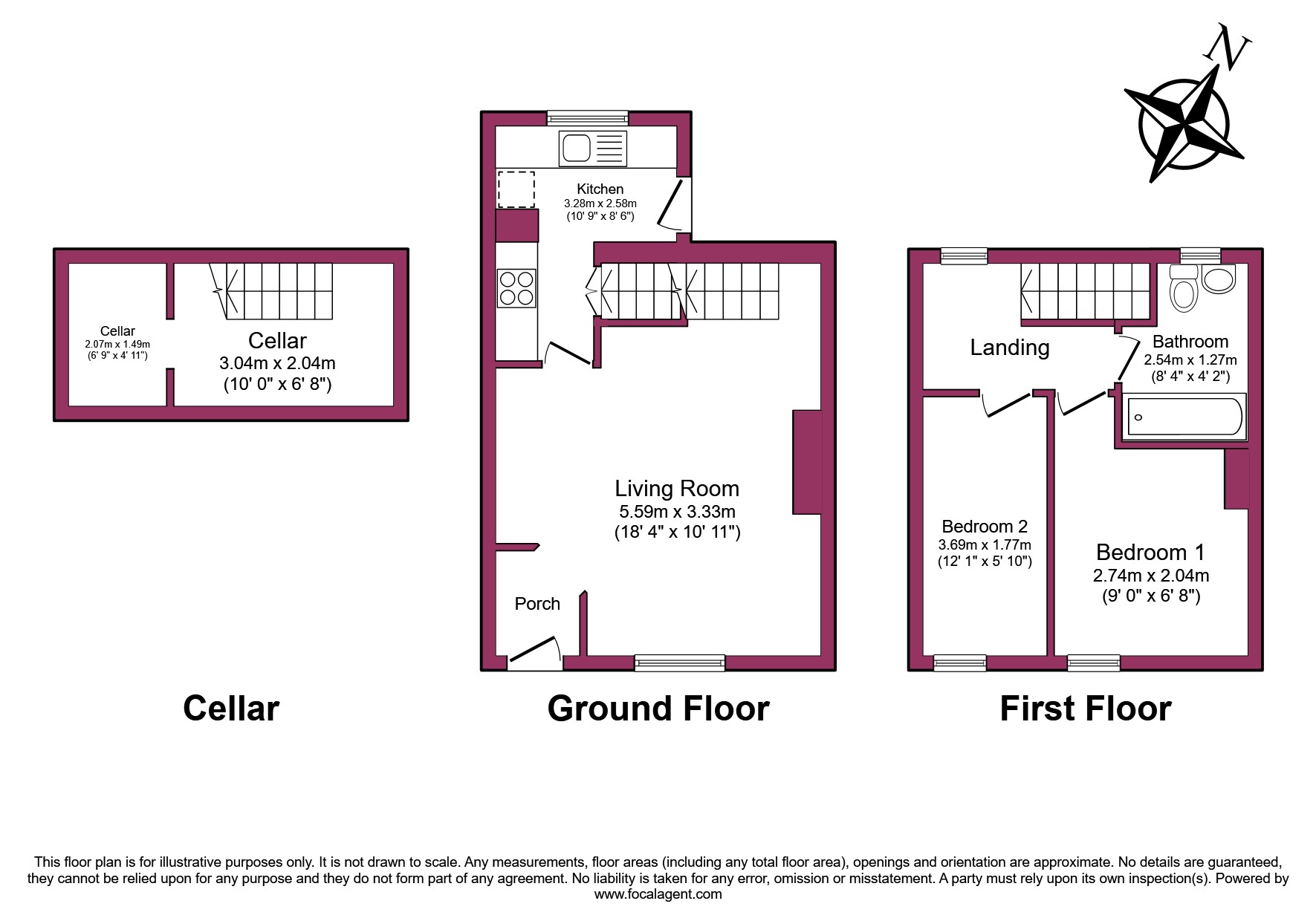36, Crooke Lane, Bradford floorplan