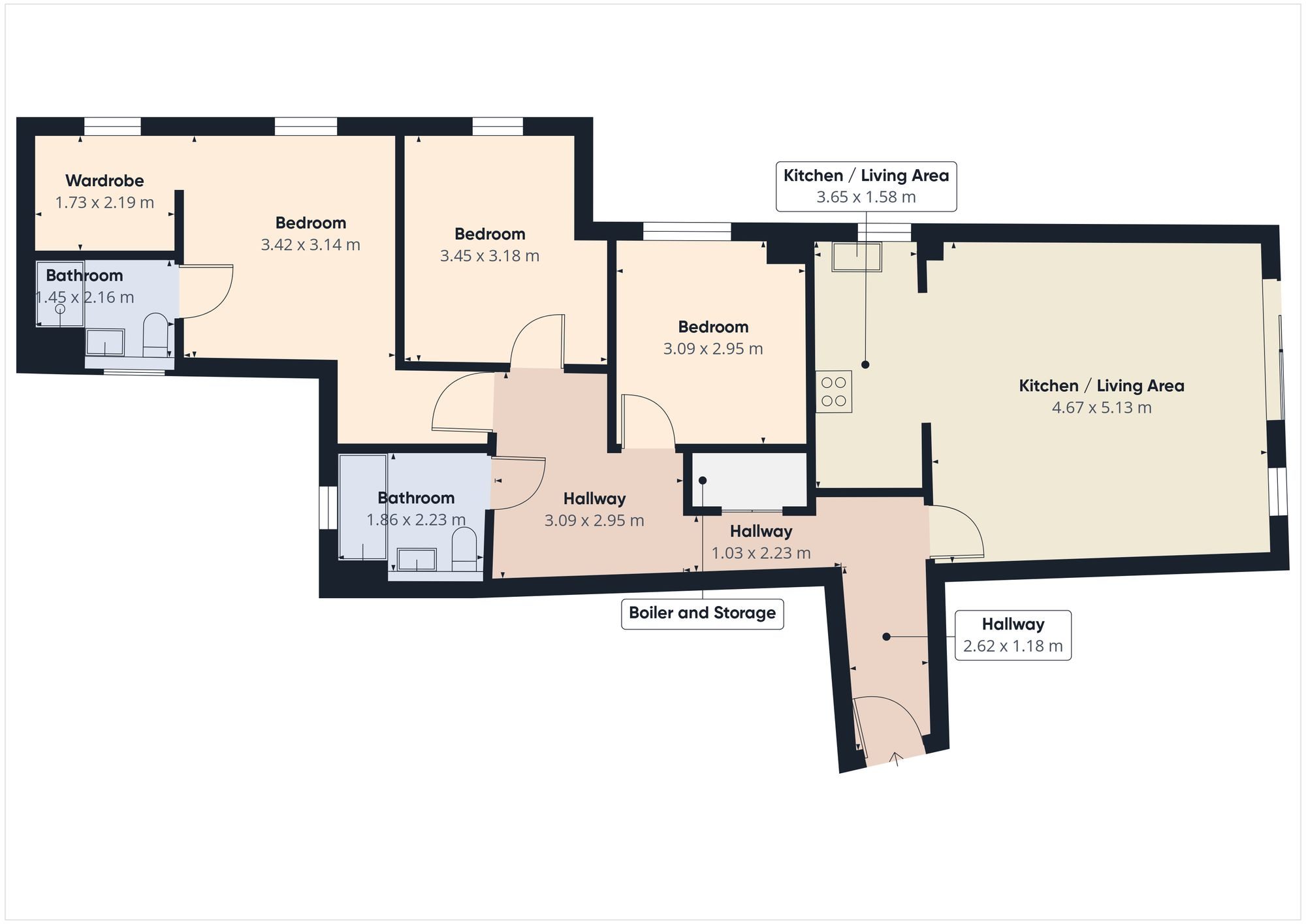 14, Tideslea Path, London floorplan