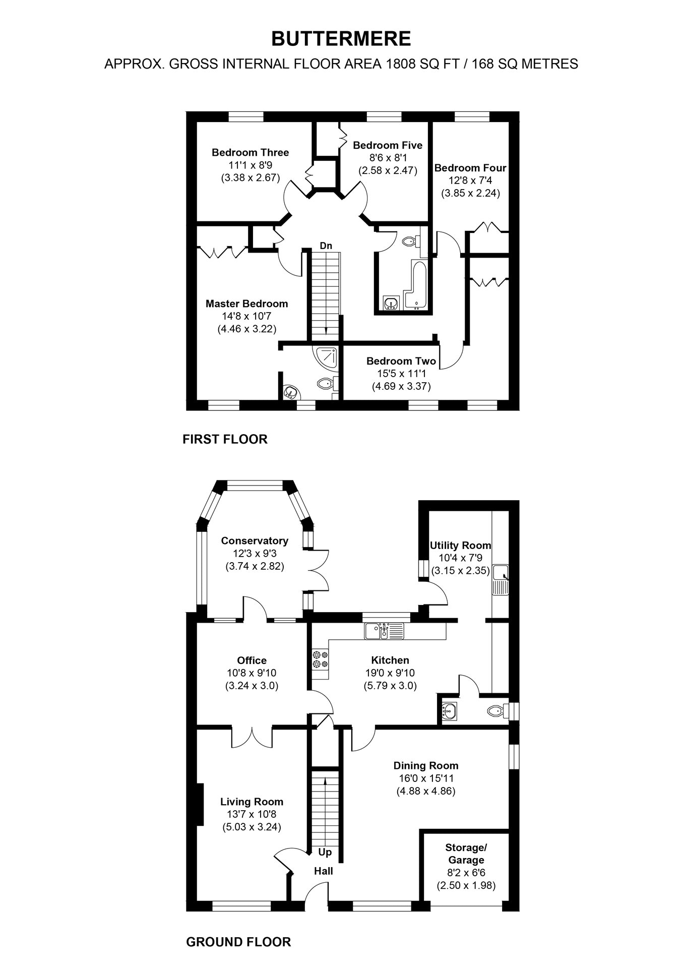 5 Bedrooms Detached house for sale in Buttermere Drive, Camberley, Surrey GU15