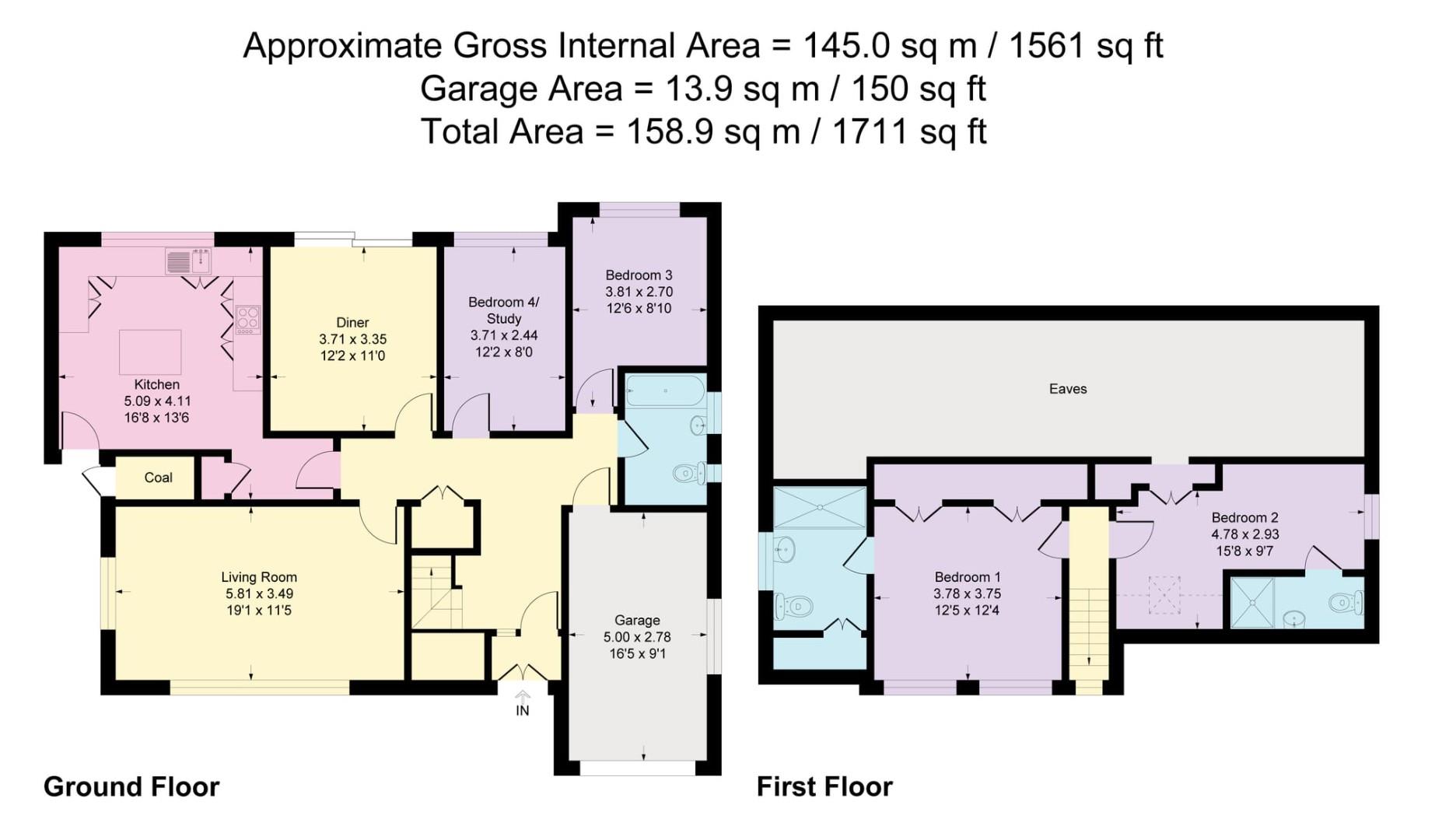 27, Beatrice road, Manchester floorplan