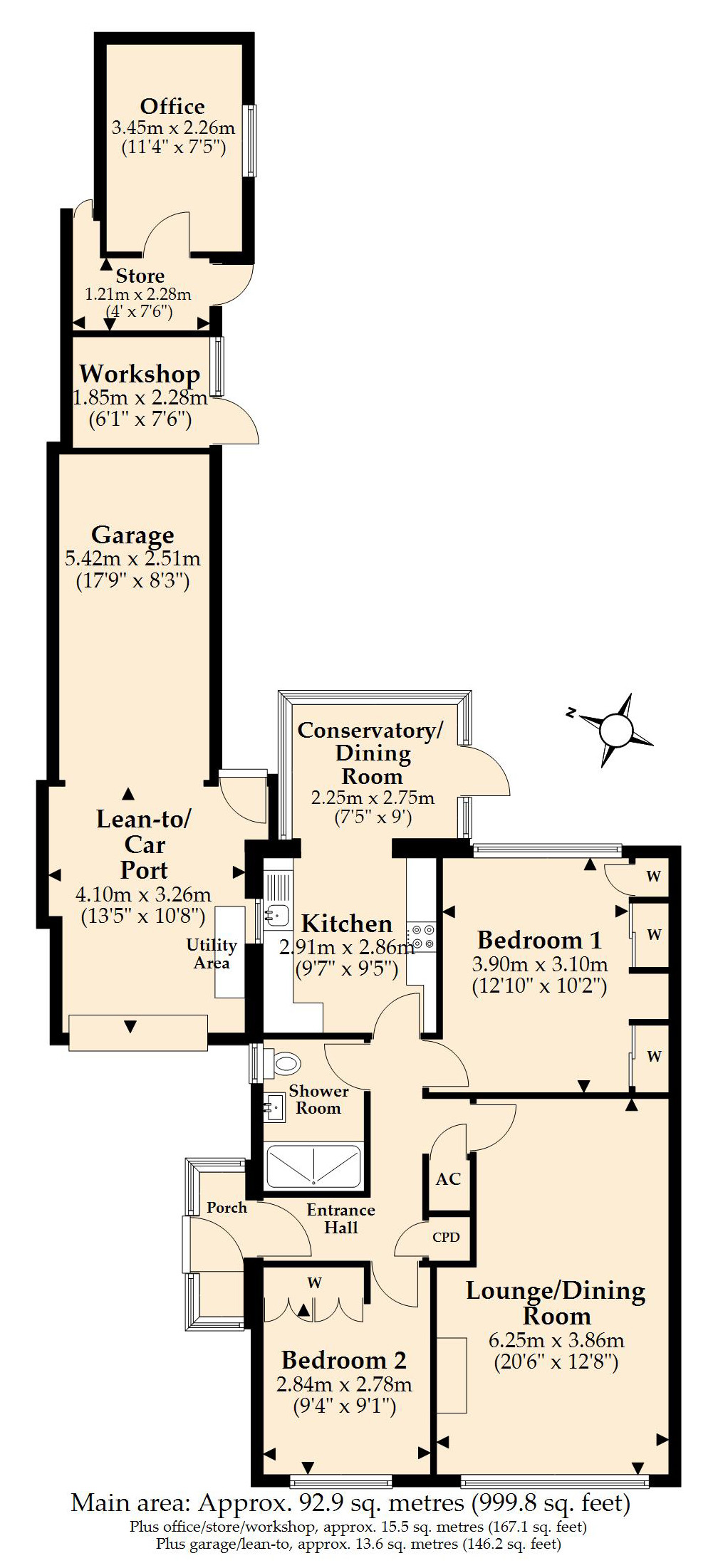 24, Heathfield Road, Ferndown floorplan
