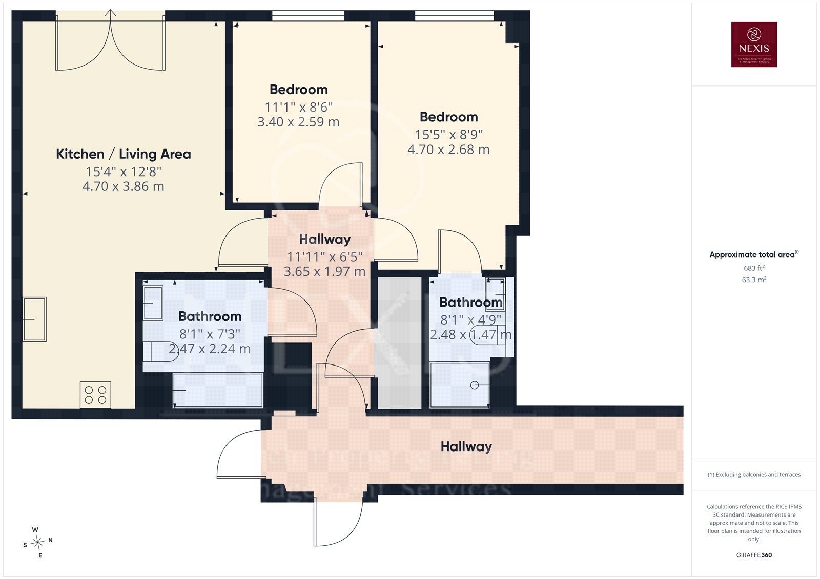 501 Cypress Place,, 9 New Century Park, Manchester floorplan