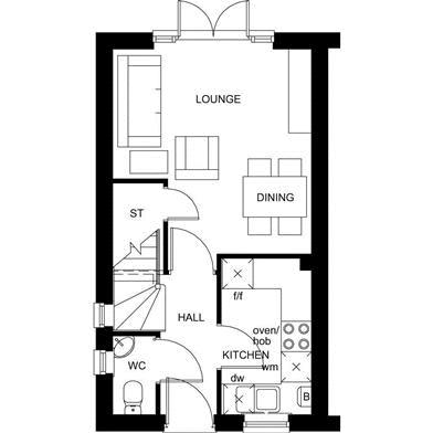 2 Bedrooms Semi-detached house for sale in Plot 24, Whetstone Street, Redditch B98