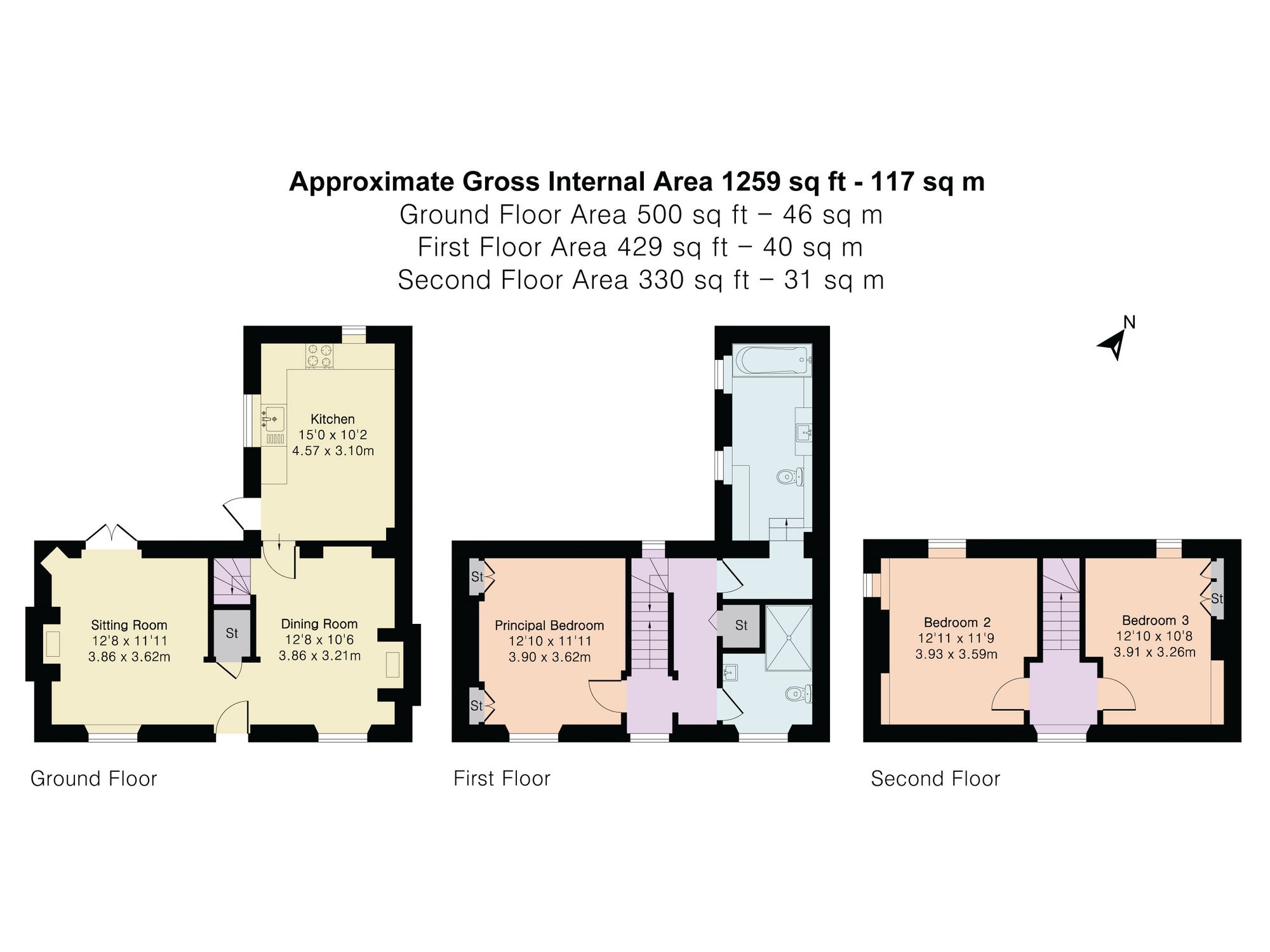 1 Shipton Road, Chipping Norton floorplan