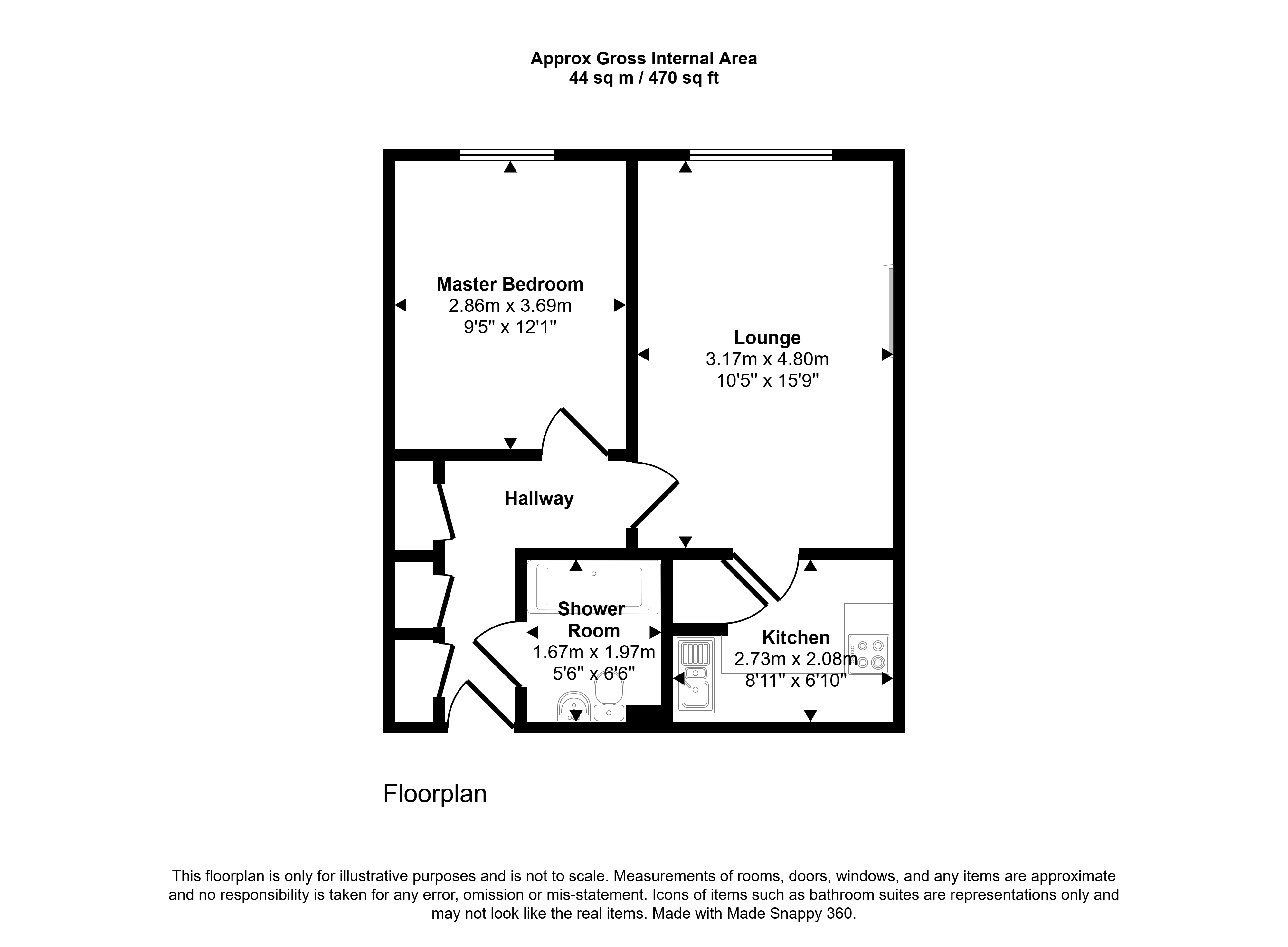 14 Wilton Manse, Thorntree Drive, Whitley Bay floorplan