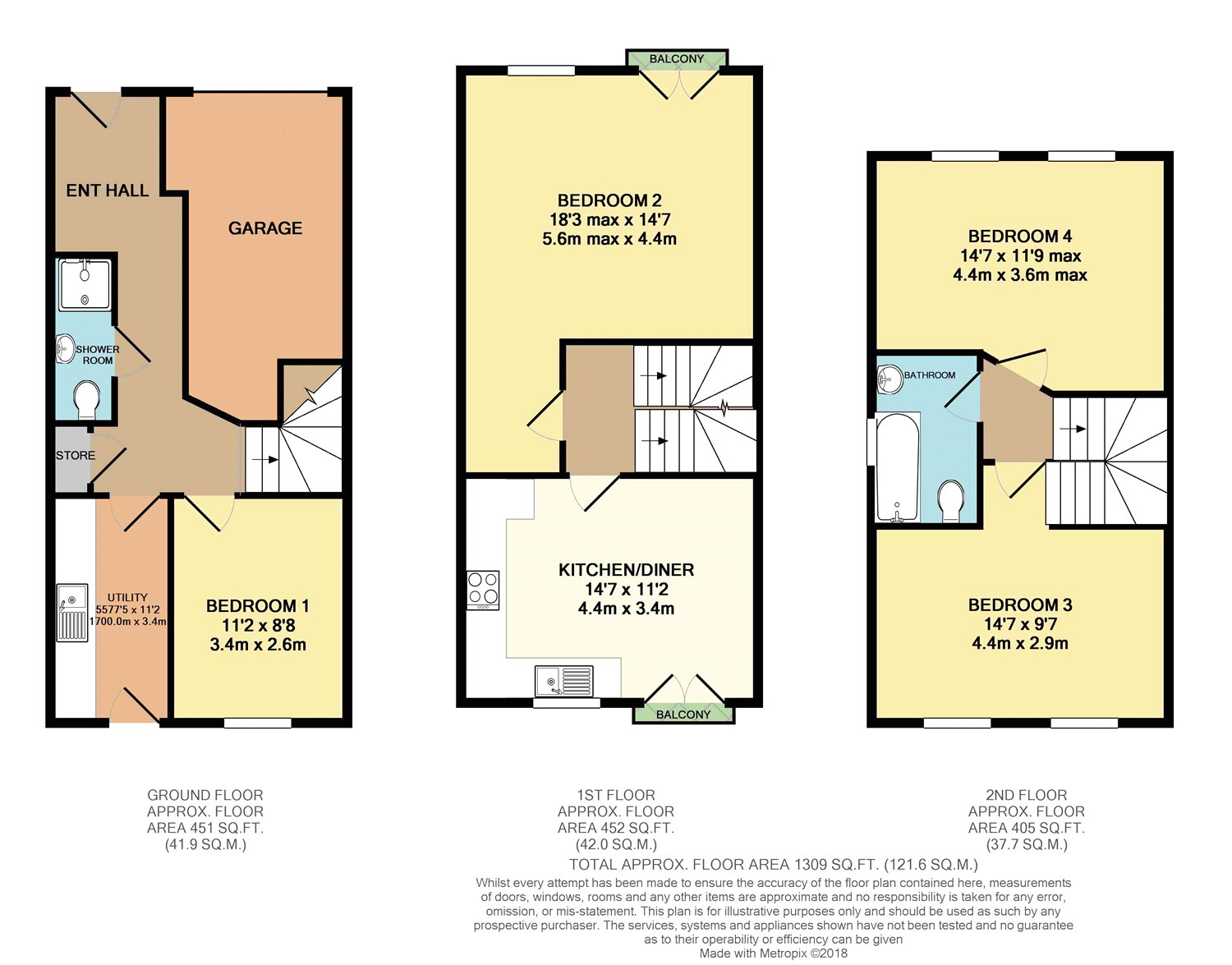 4 Bedrooms Semi-detached house to rent in Hornby Court, York YO31