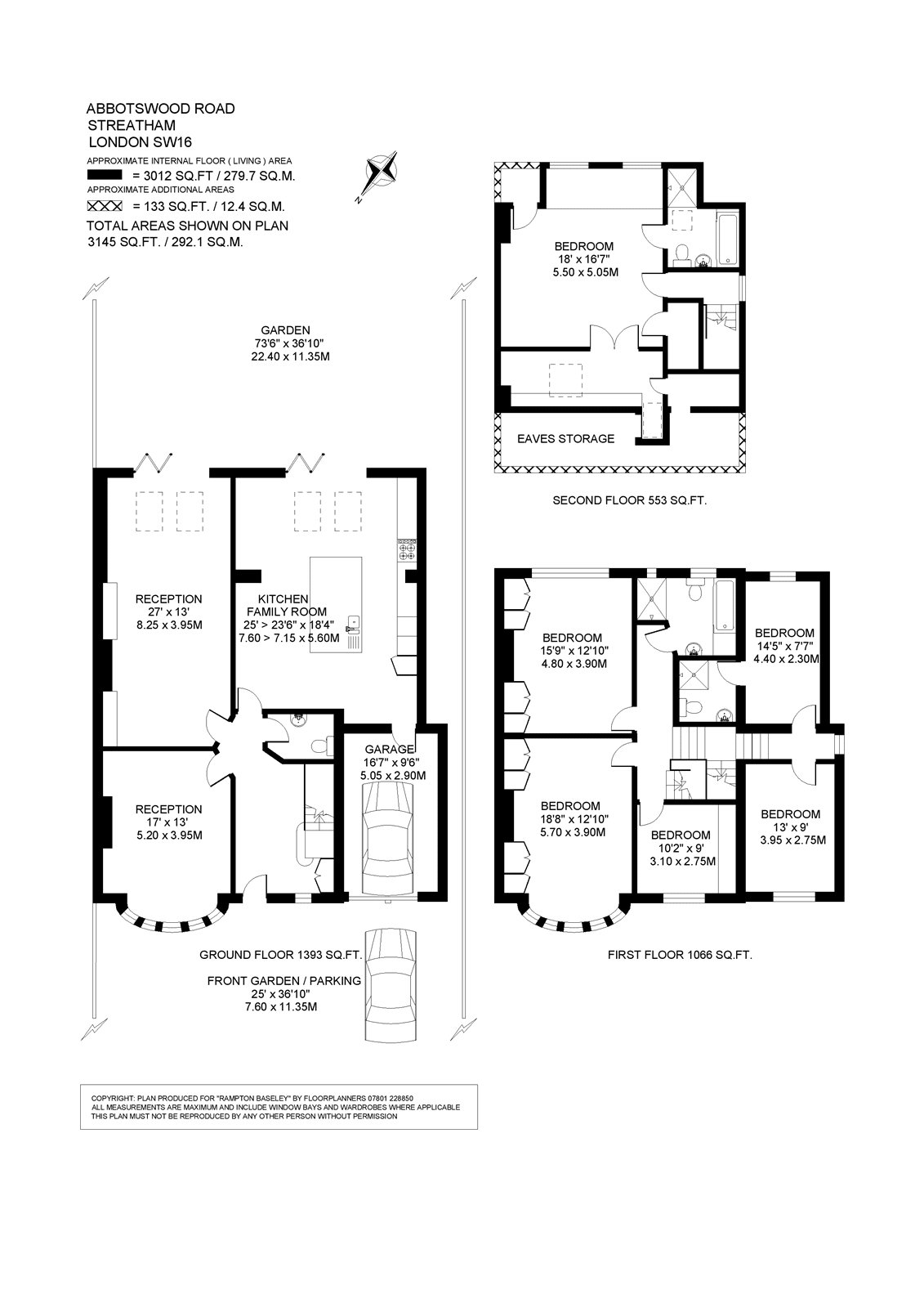 11, Abbotswood Road, London floorplan