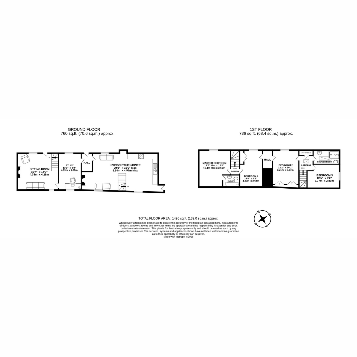 Chapel Yard Cottage, High Street, Napton floorplan