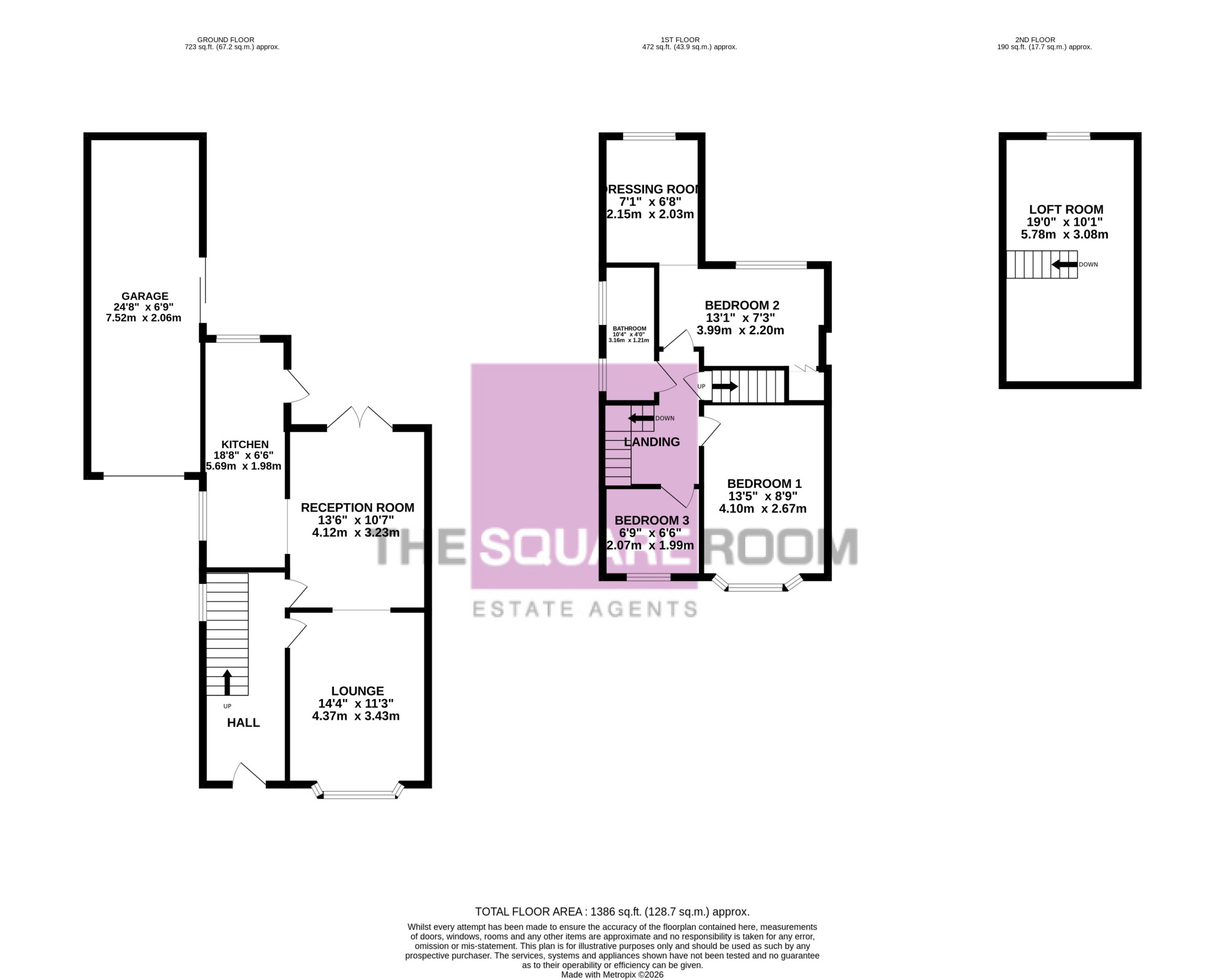 20, Carr Gate, Cleveleys floorplan