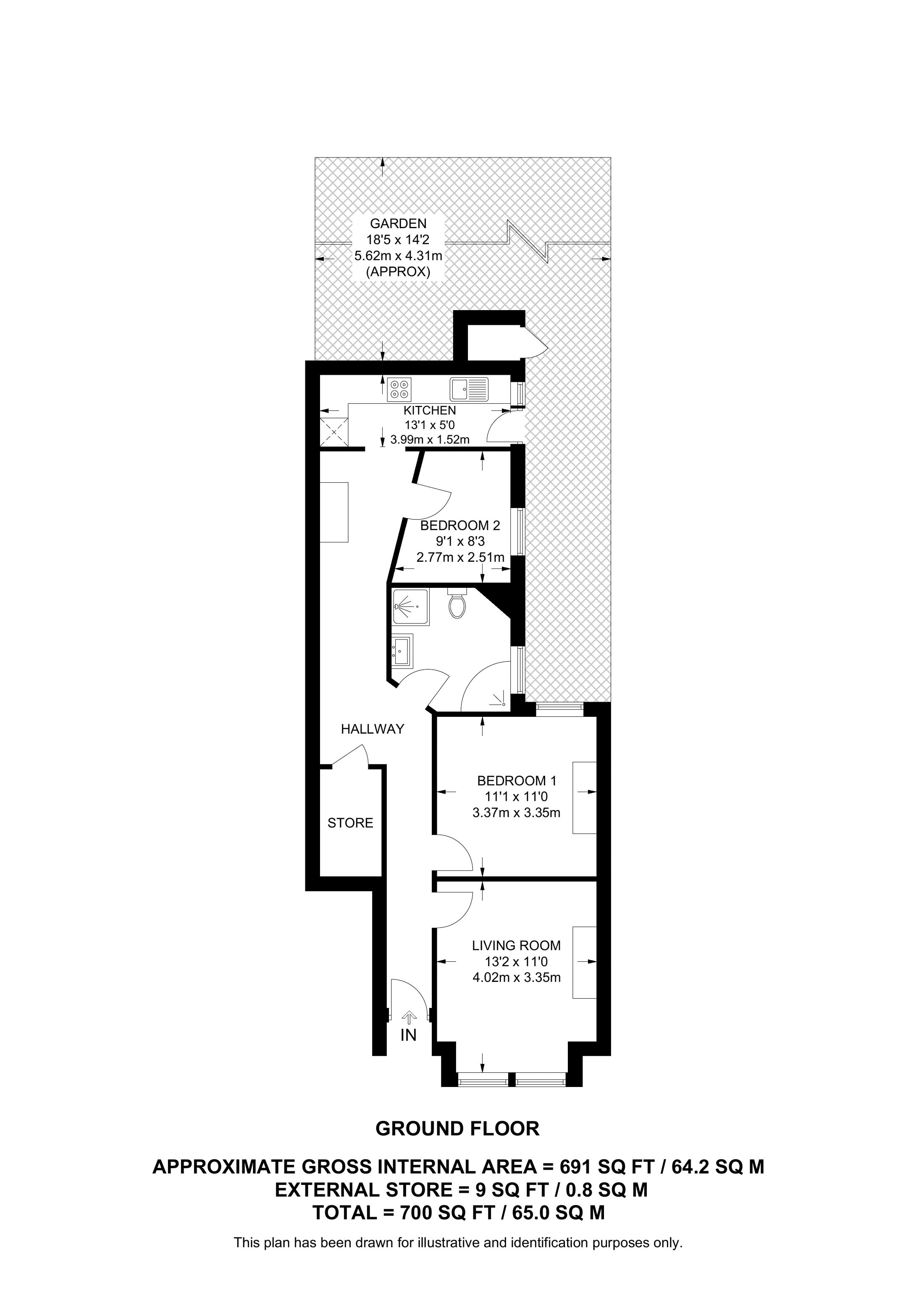 24a Byegrove Road floorplan