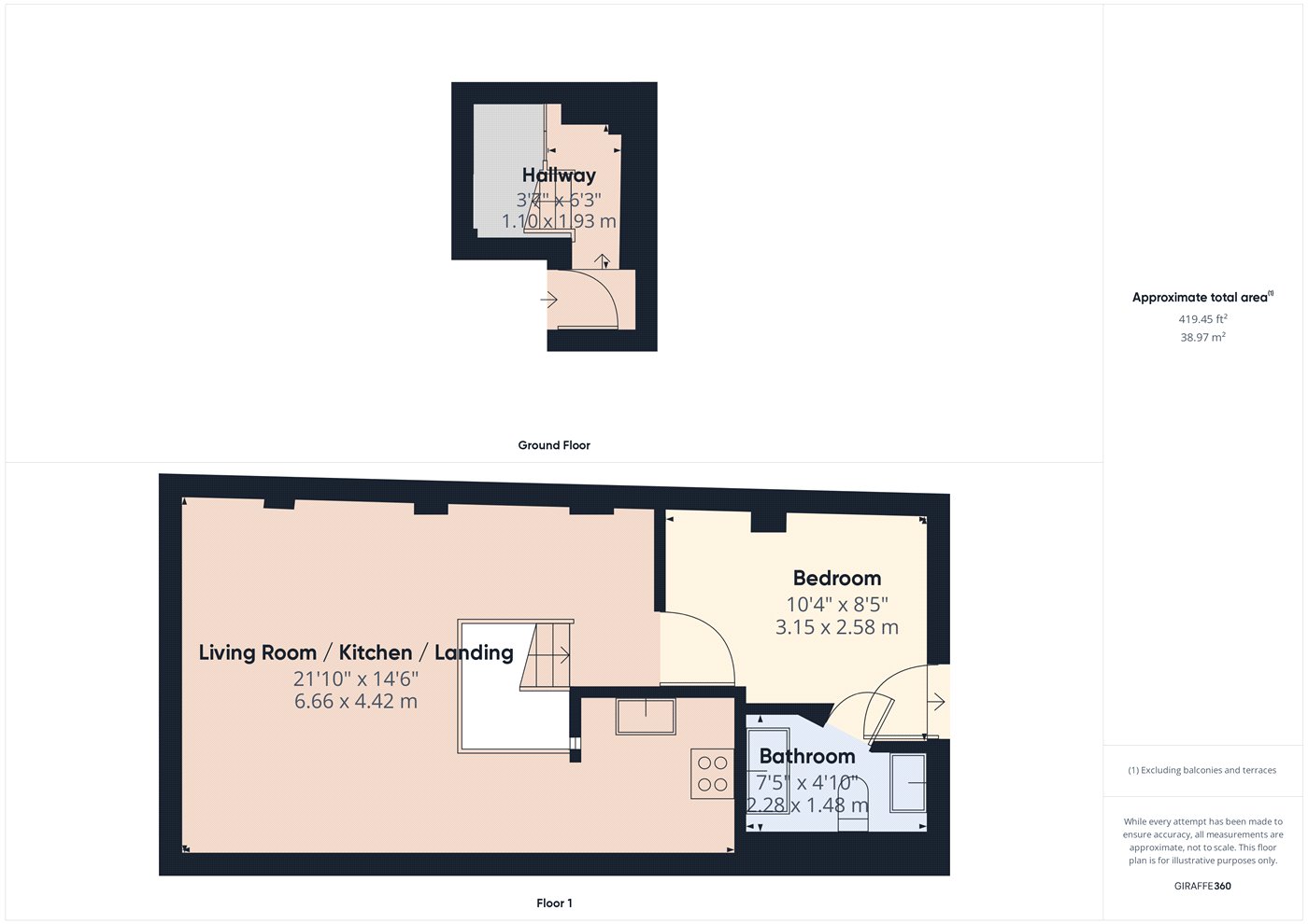 Flat 2, 122A, Castle Street, Berkshire floorplan