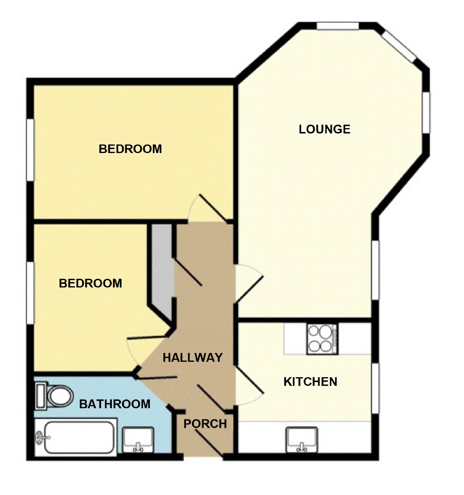 2 Bedrooms Flat to rent in Palmerston Road, Ilkeston, Derbyshire DE7