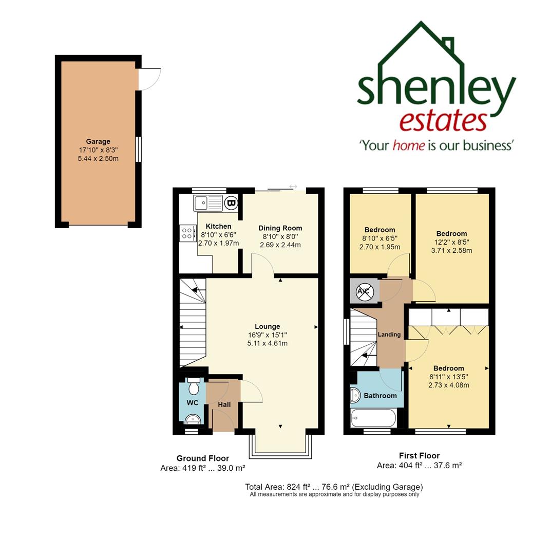 16, Wickets End, Shenley floorplan