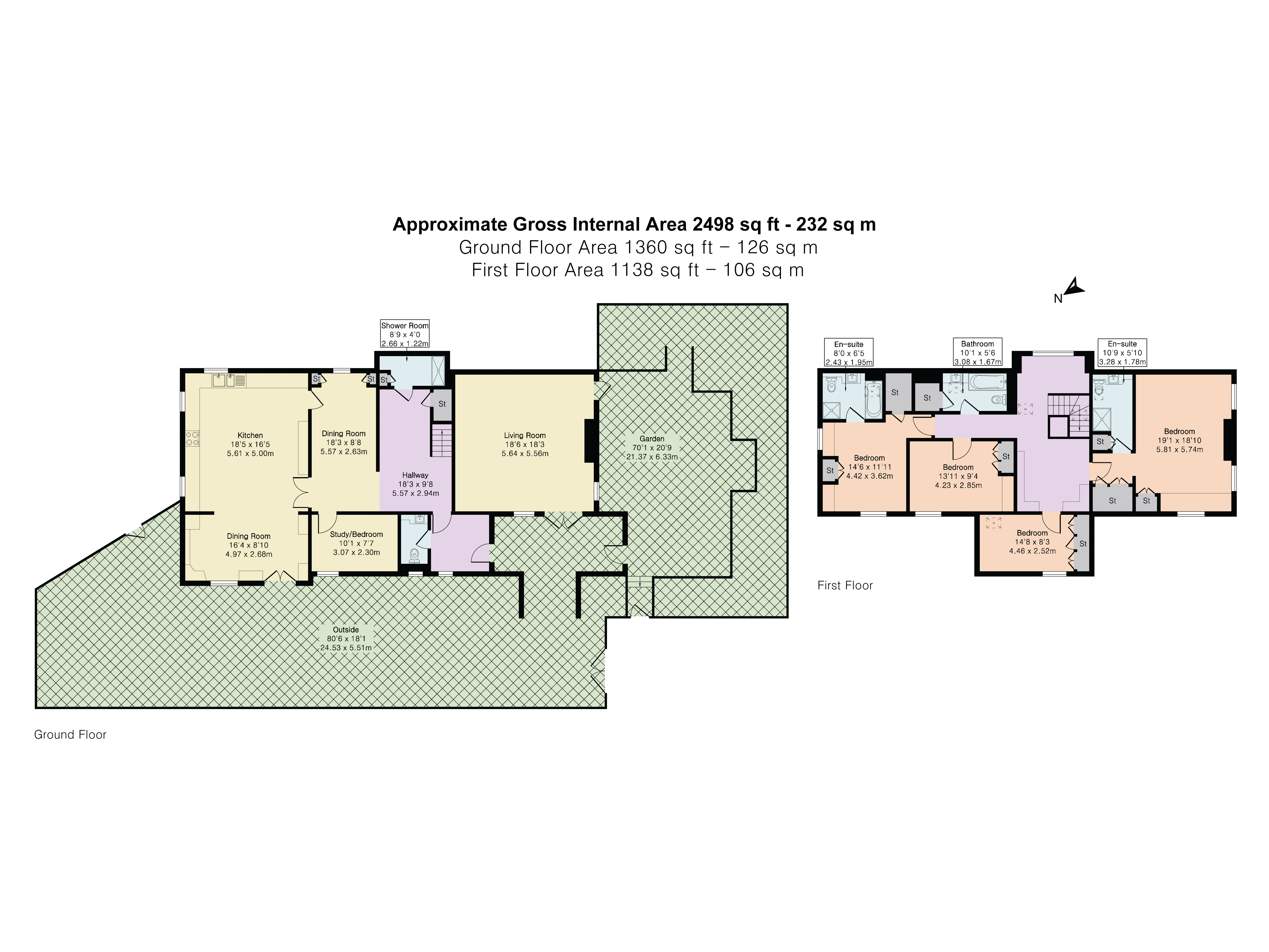 Hadley Bourne Cottage, 41, Dury Road, Hertfordshire floorplan