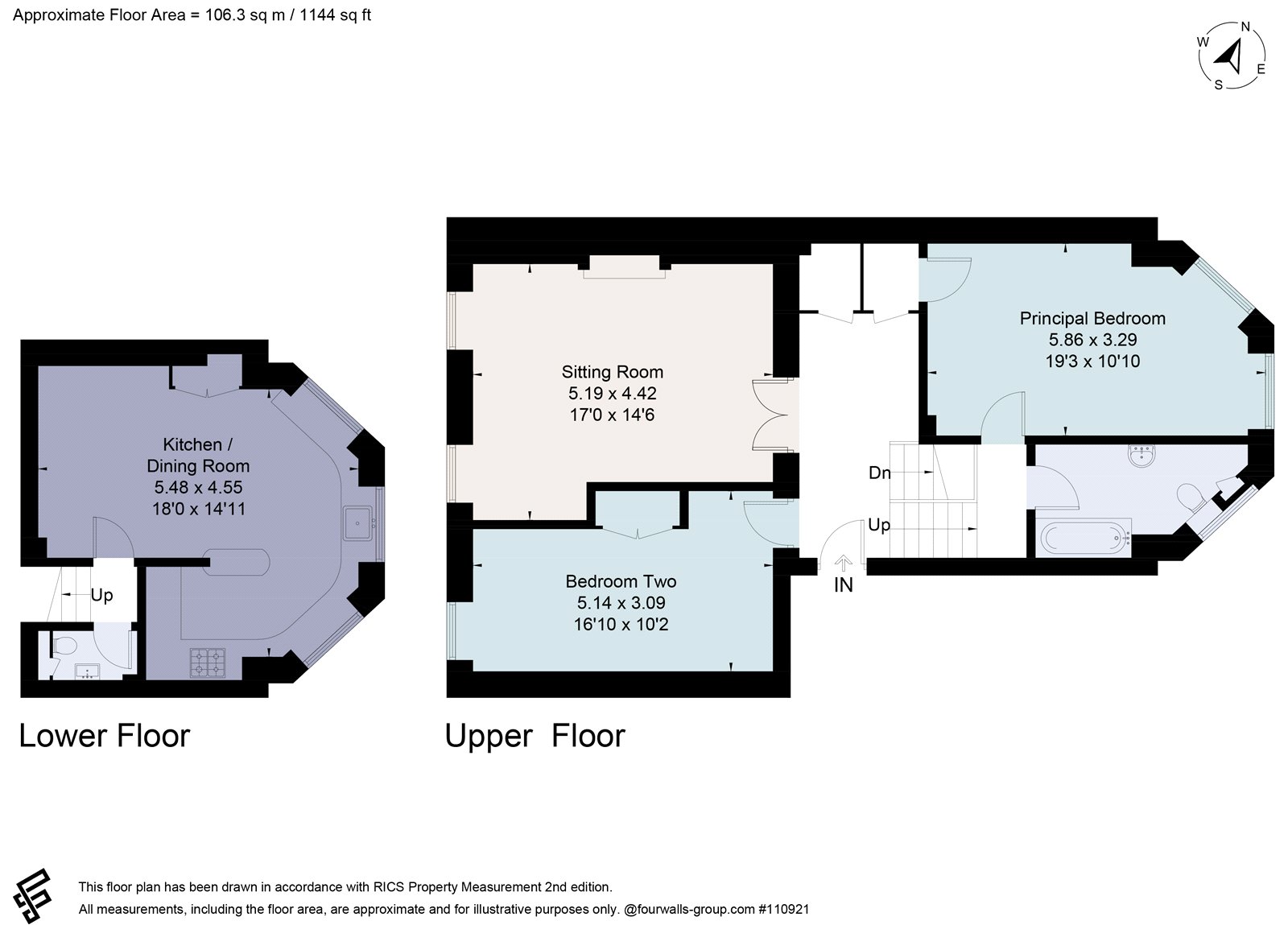 Flat 2, 22, The Circus, Somerset floorplan