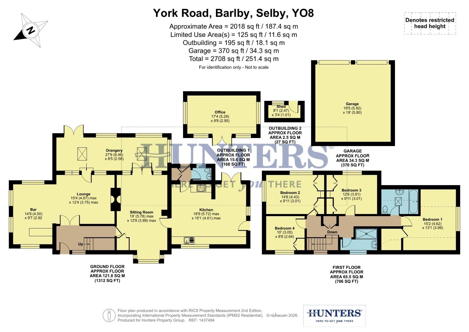 Hadlea House, York Road, Selby floorplan