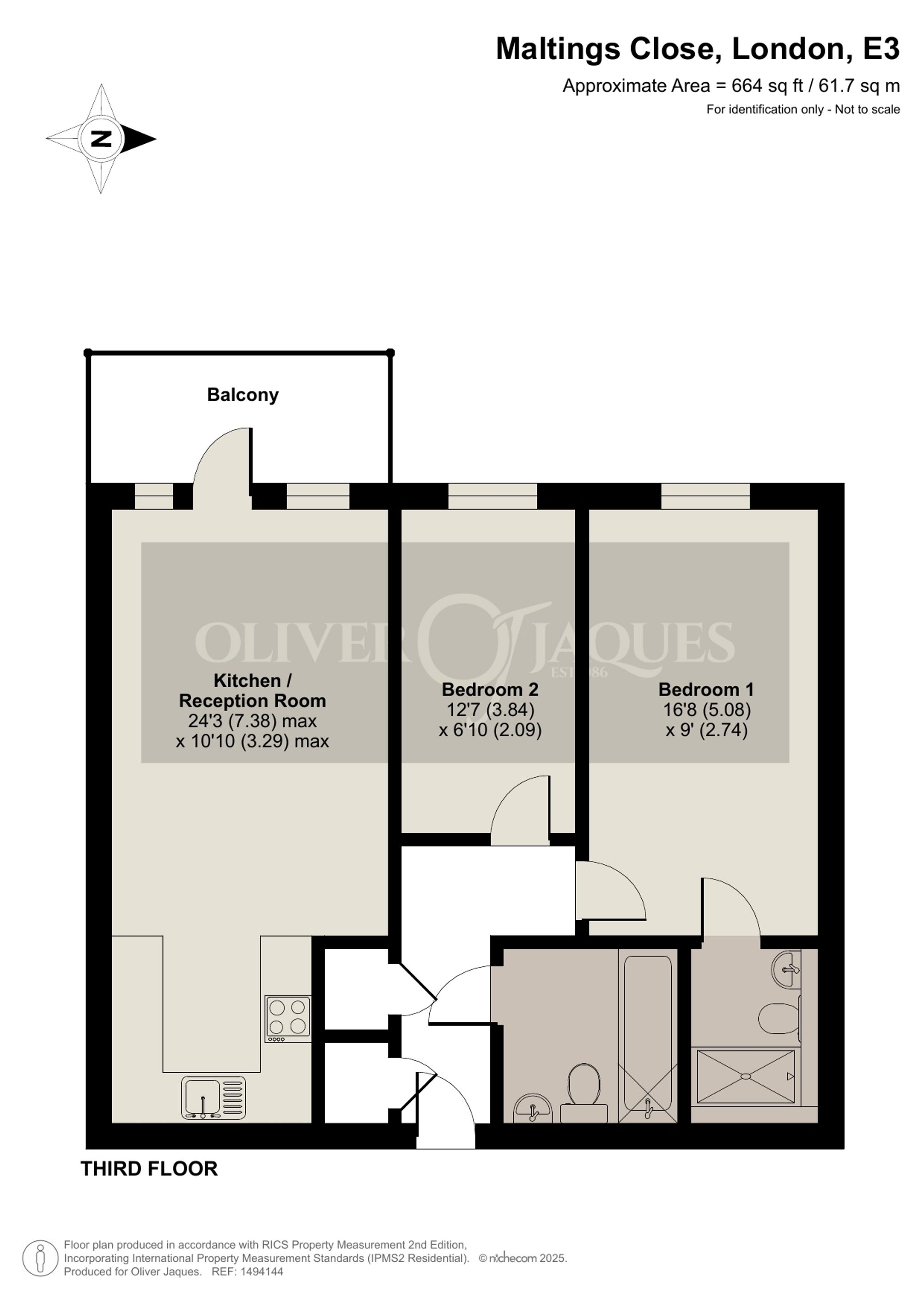 131 Maltings Close, London floorplan