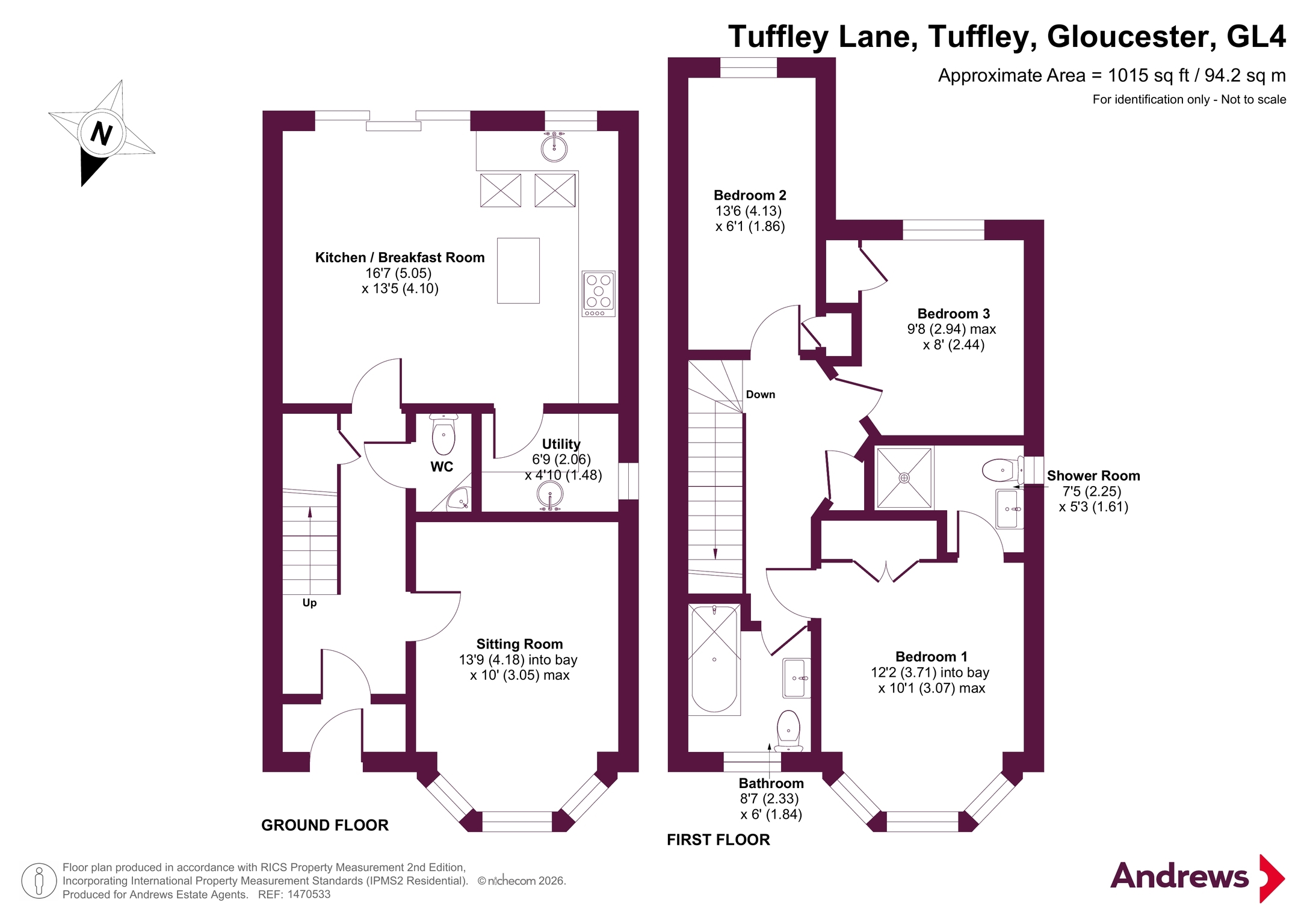1A, Tuffley Lane, Gloucester floorplan
