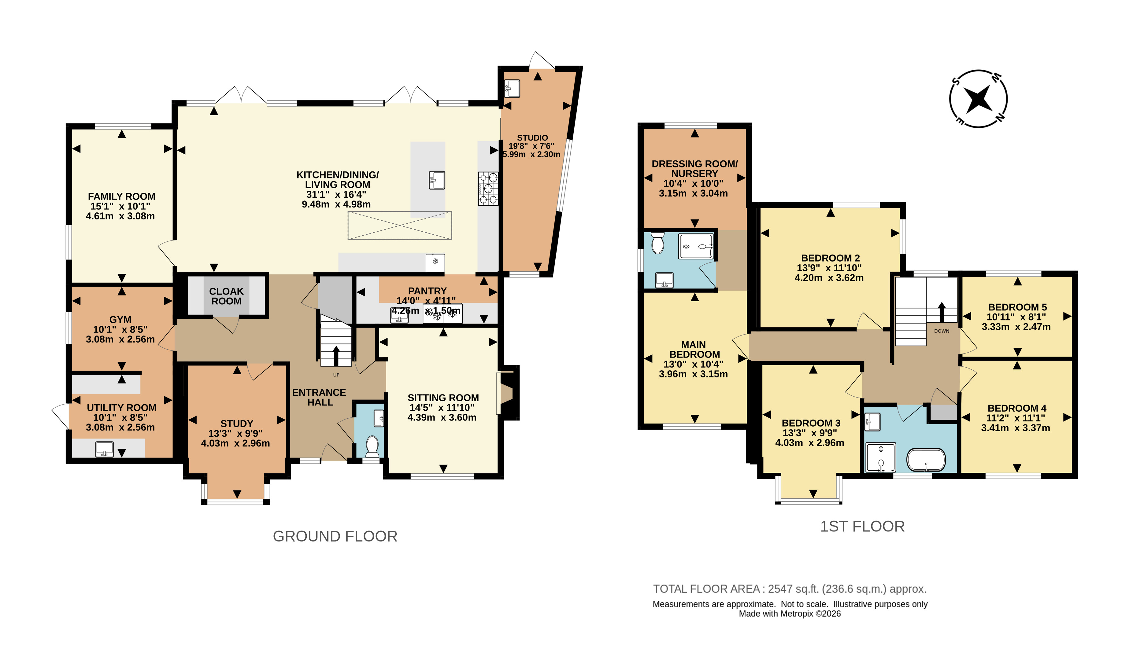 Carlton Road, Surrey floorplan