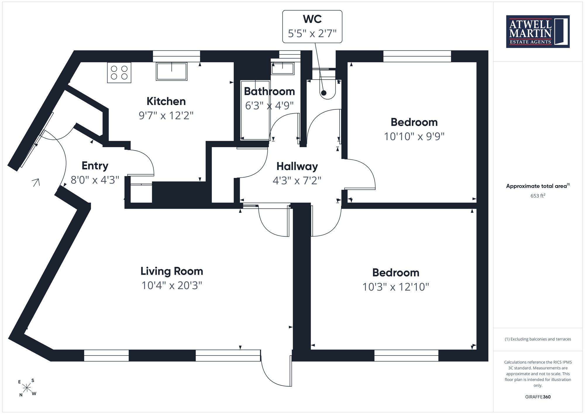 73 Notte Street, Plymouth floorplan