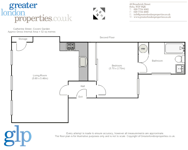 1 Bedrooms Flat to rent in Catherine Street, Covent Garden WC2B