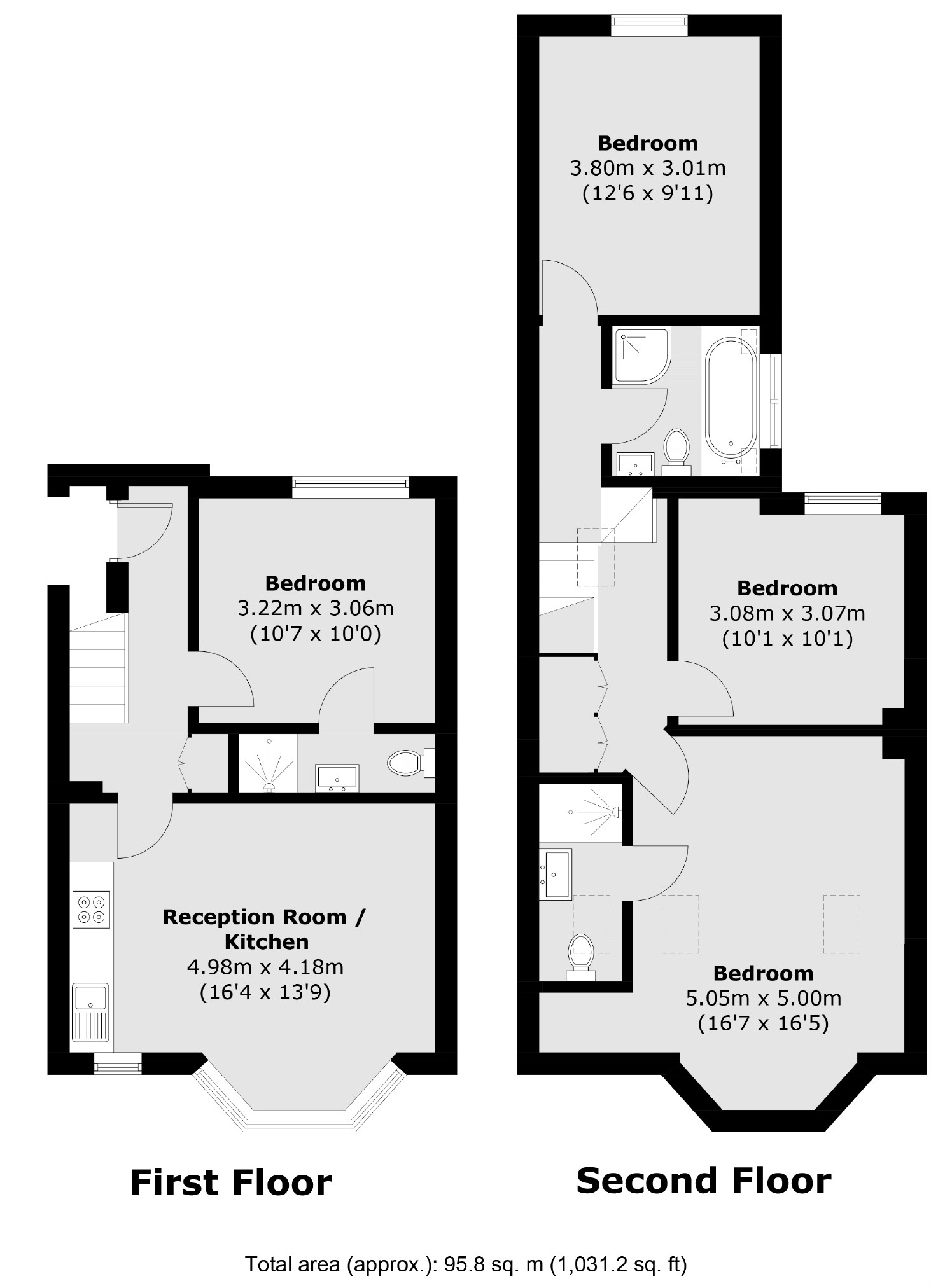 TFF, 26, Helix Road, London floorplan