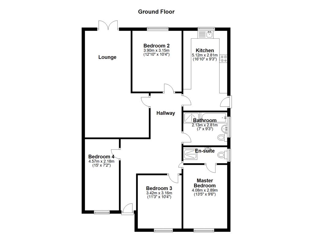 4 Bedrooms Bungalow to rent in Gouge Avenue, Northfleet, Gravesend DA11