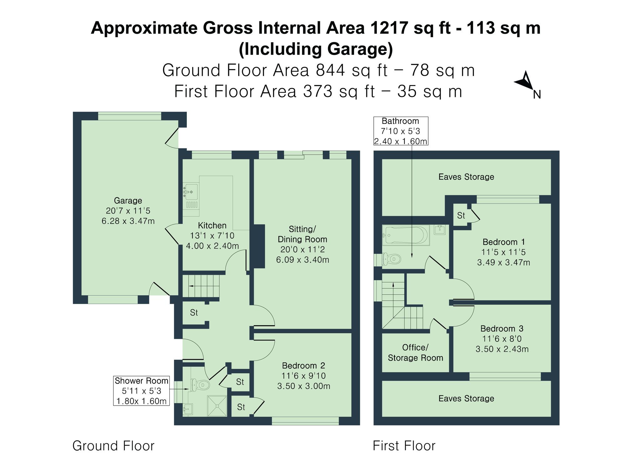 46 Elm Drive, Oxford floorplan