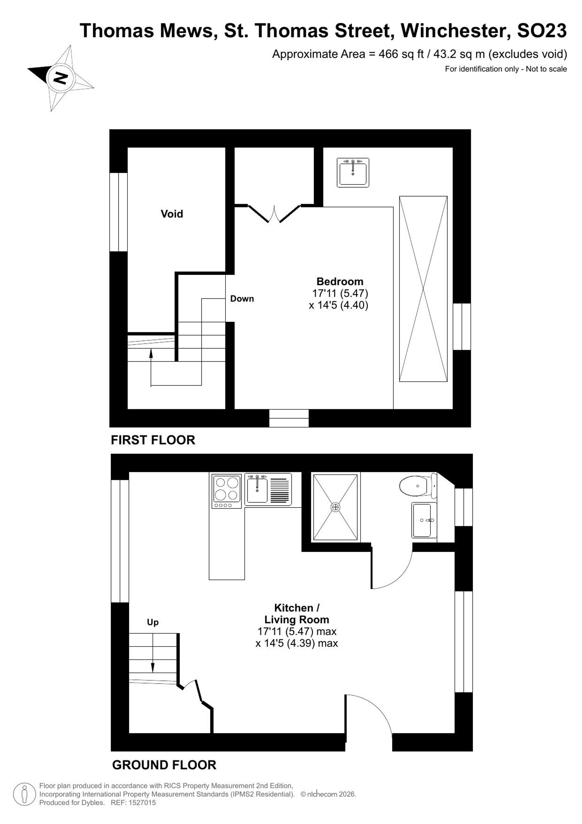 2 St. Thomas Mews St. Thomas Street, Winchester floorplan