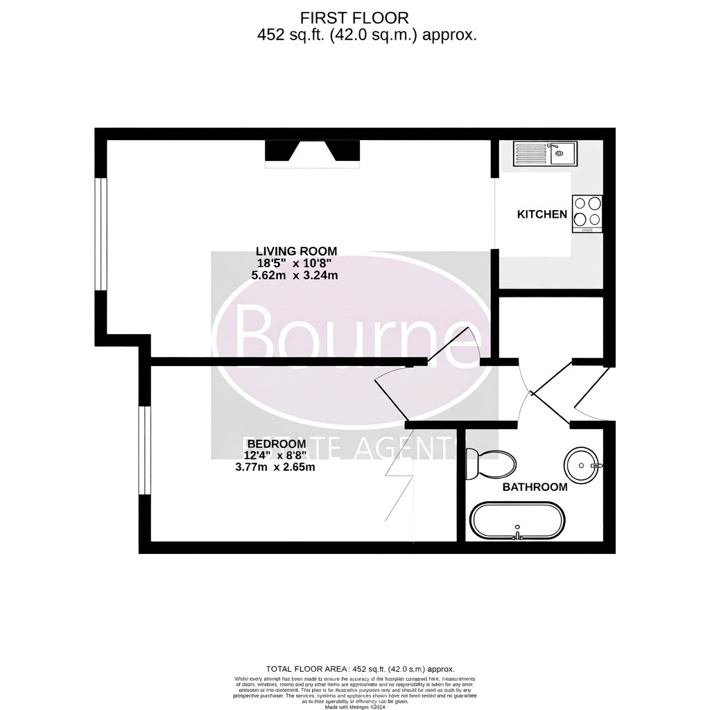 Flat 17, Redwood Manor,, Tanners Lane, Haslemere floorplan