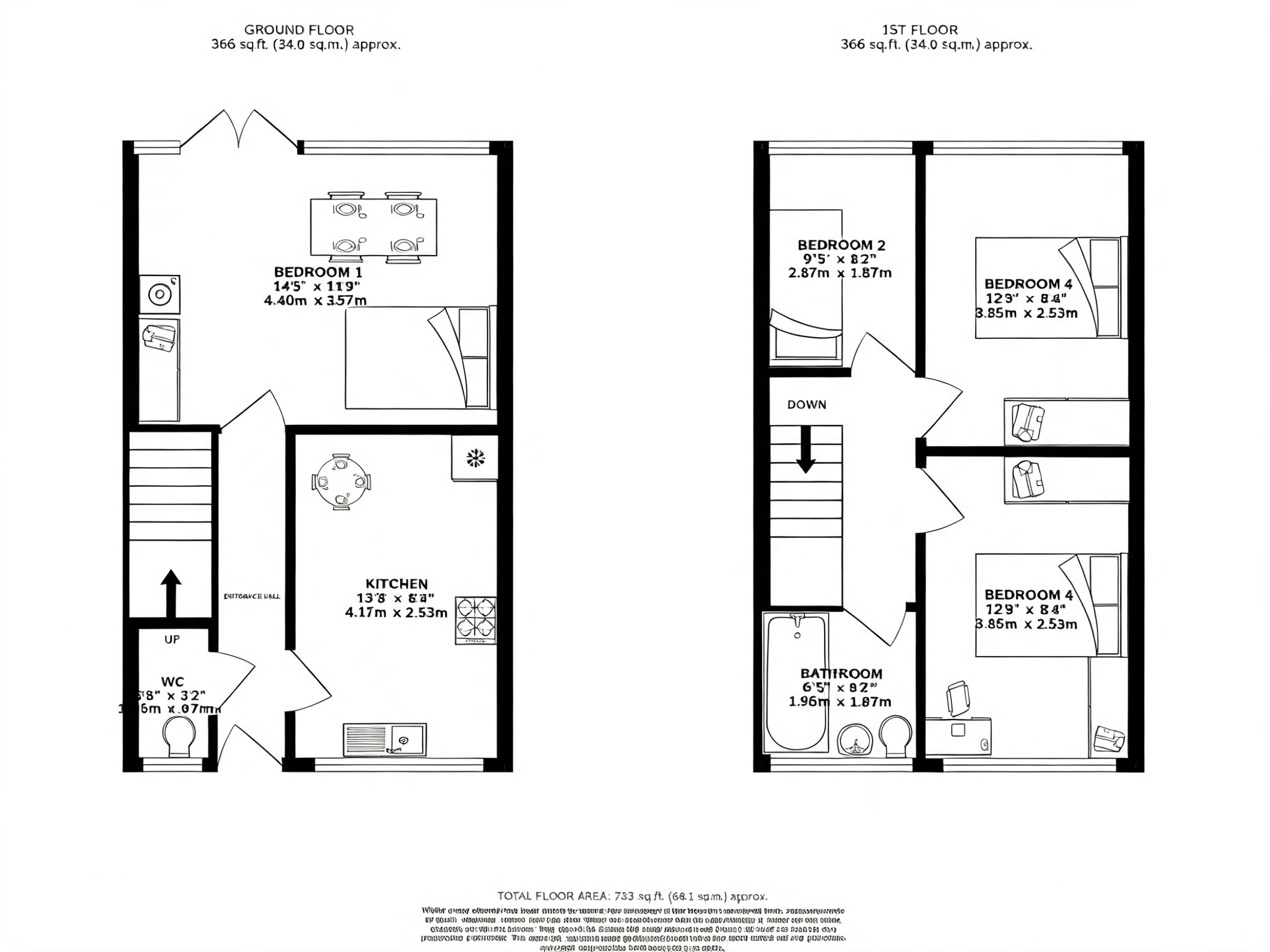 28, Palace Road, London, UK floorplan