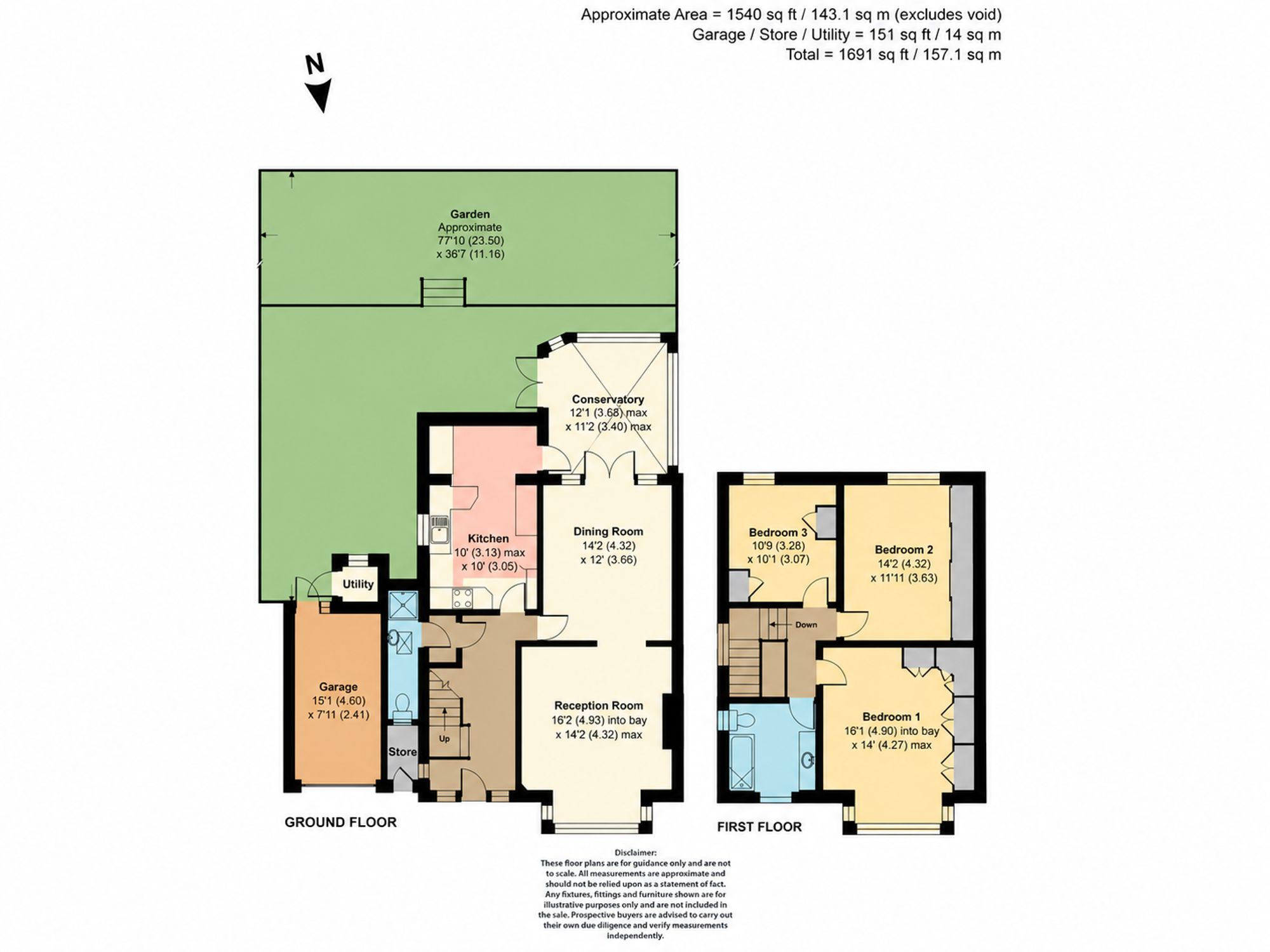 5 Fairview Way, Edgware floorplan
