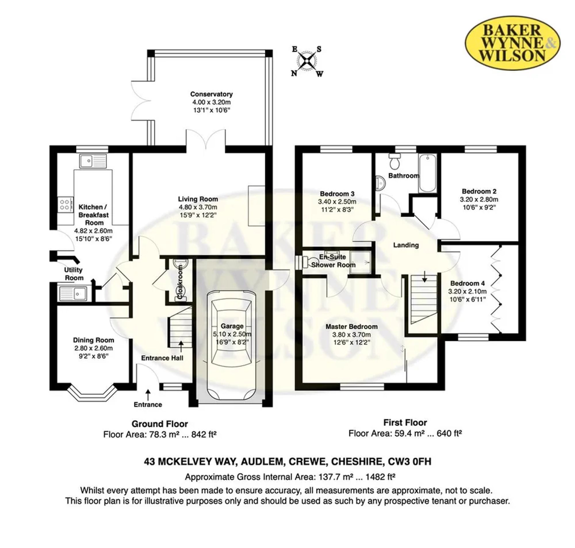 43 McKelvey Way, Crewe floorplan