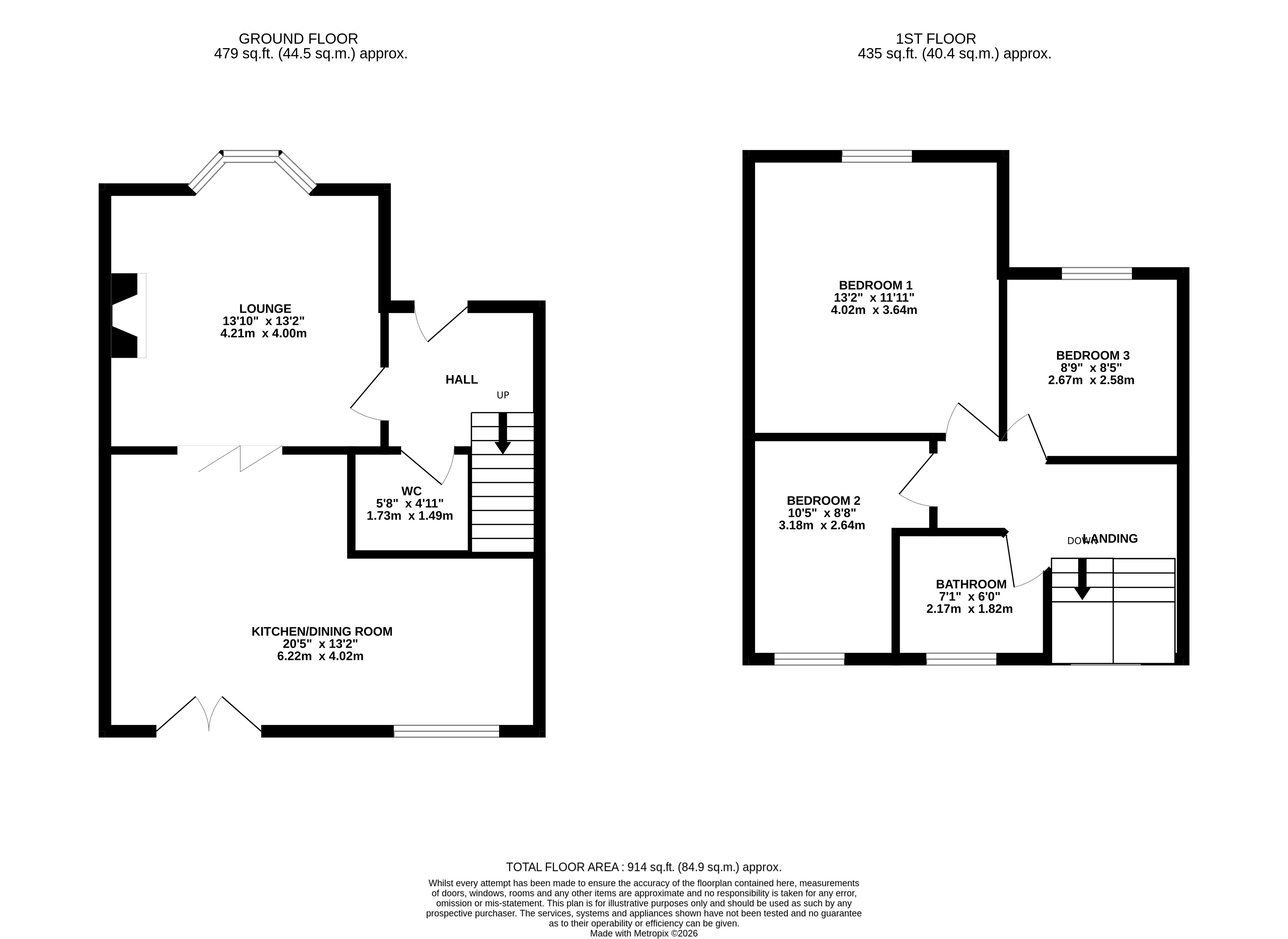 39, Sandriggs, Darlington floorplan