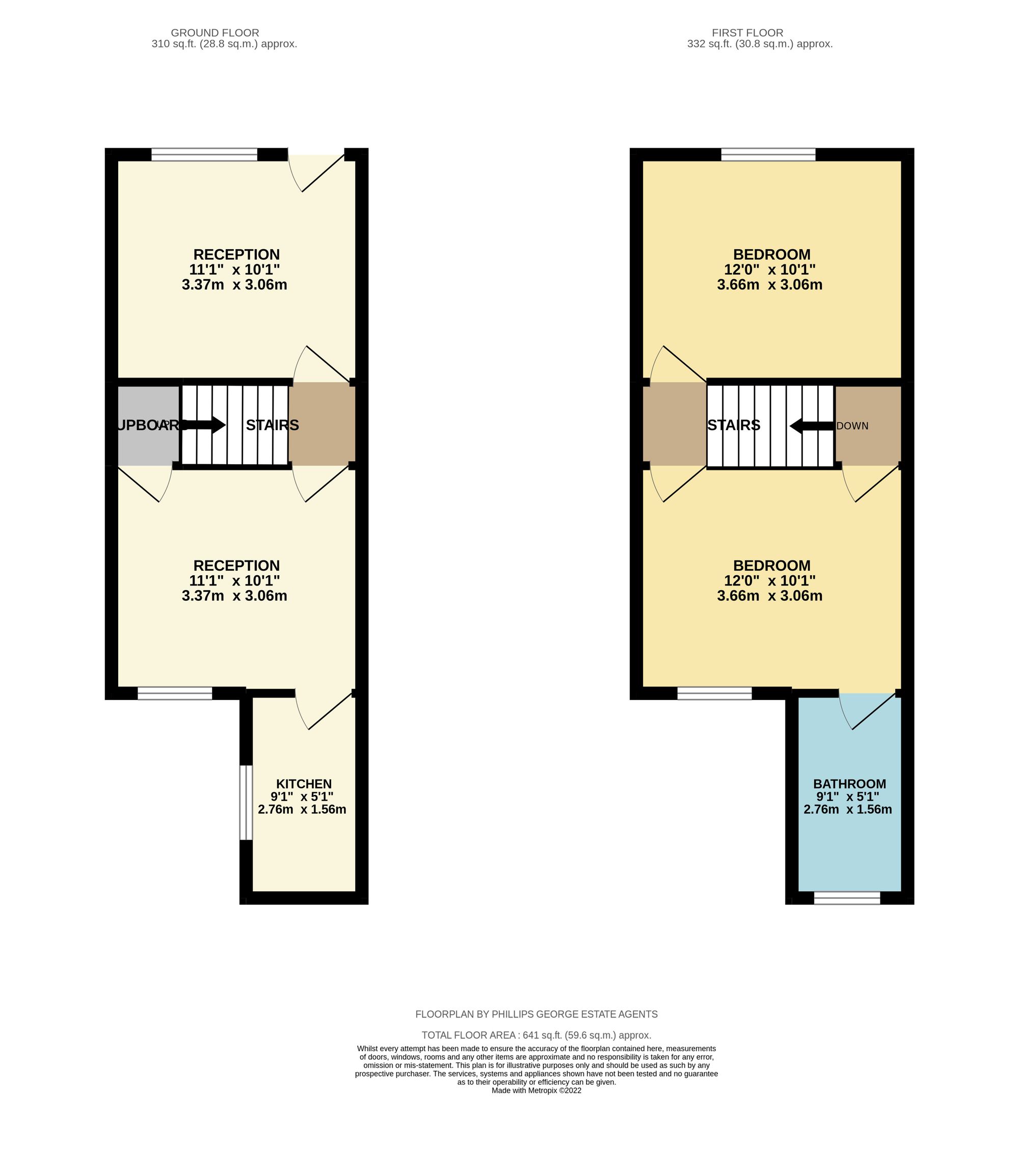 58 Glengate, Wigston floorplan