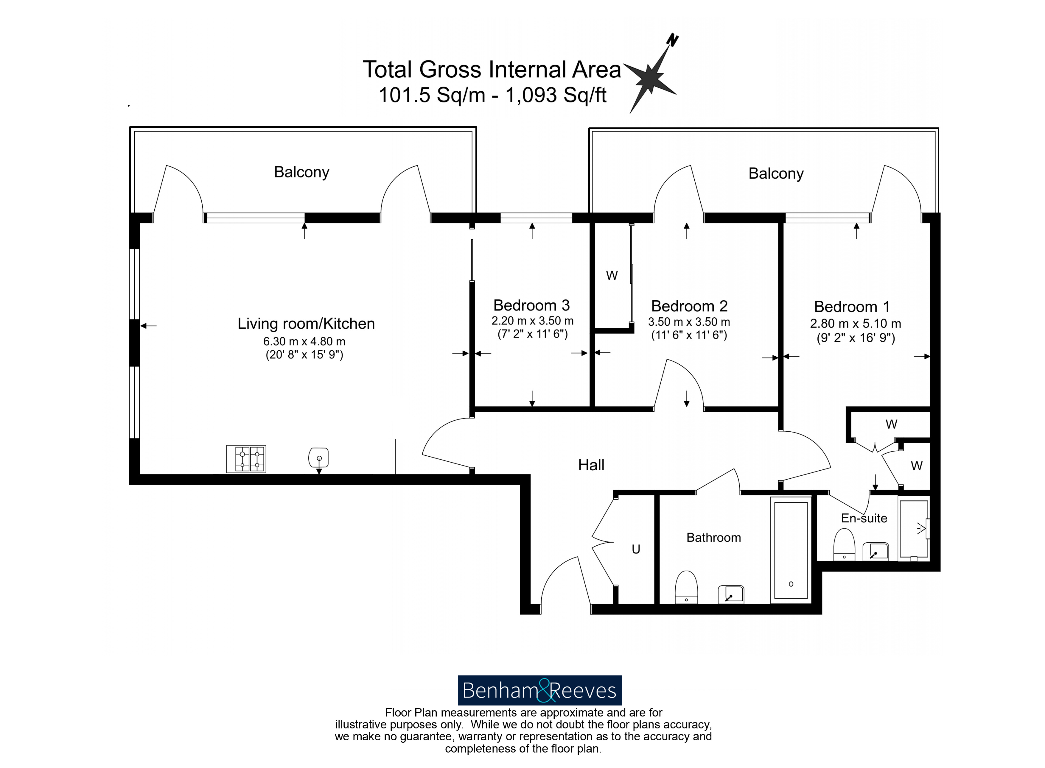 Apartment 21 Tritton House, 3, Ryeland Boulevard, Wandsworth floorplan