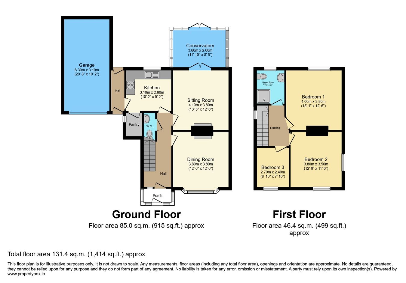Glen Villa, Wensley Road, Matlock floorplan