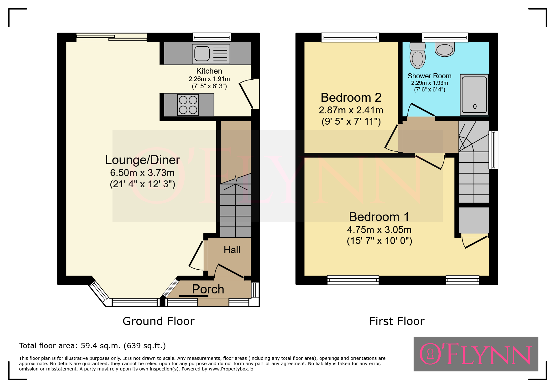 100 Kings Drive, Leicester floorplan