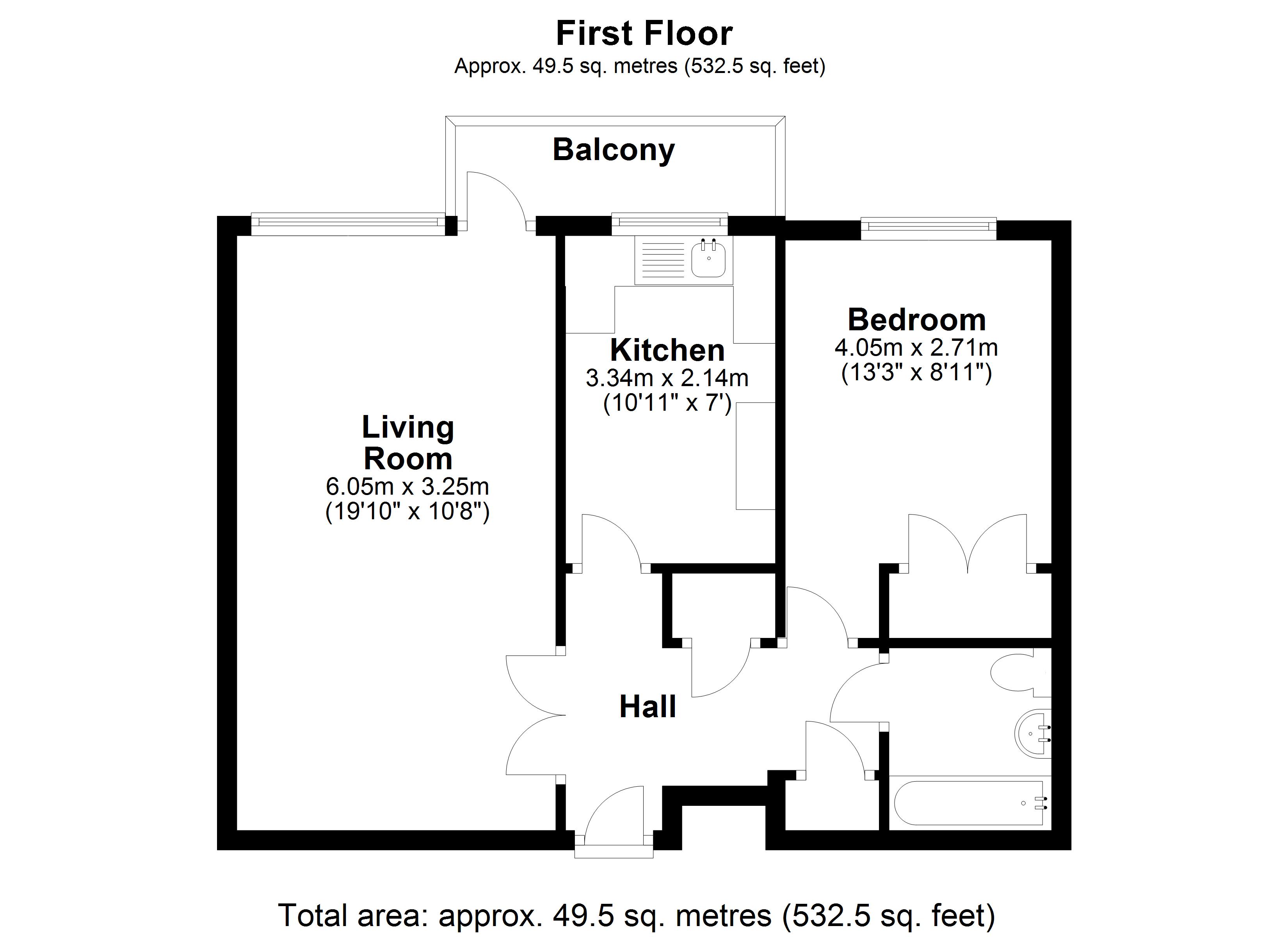 1 Bedrooms Flat for sale in Lovelace Road, Surbiton KT6